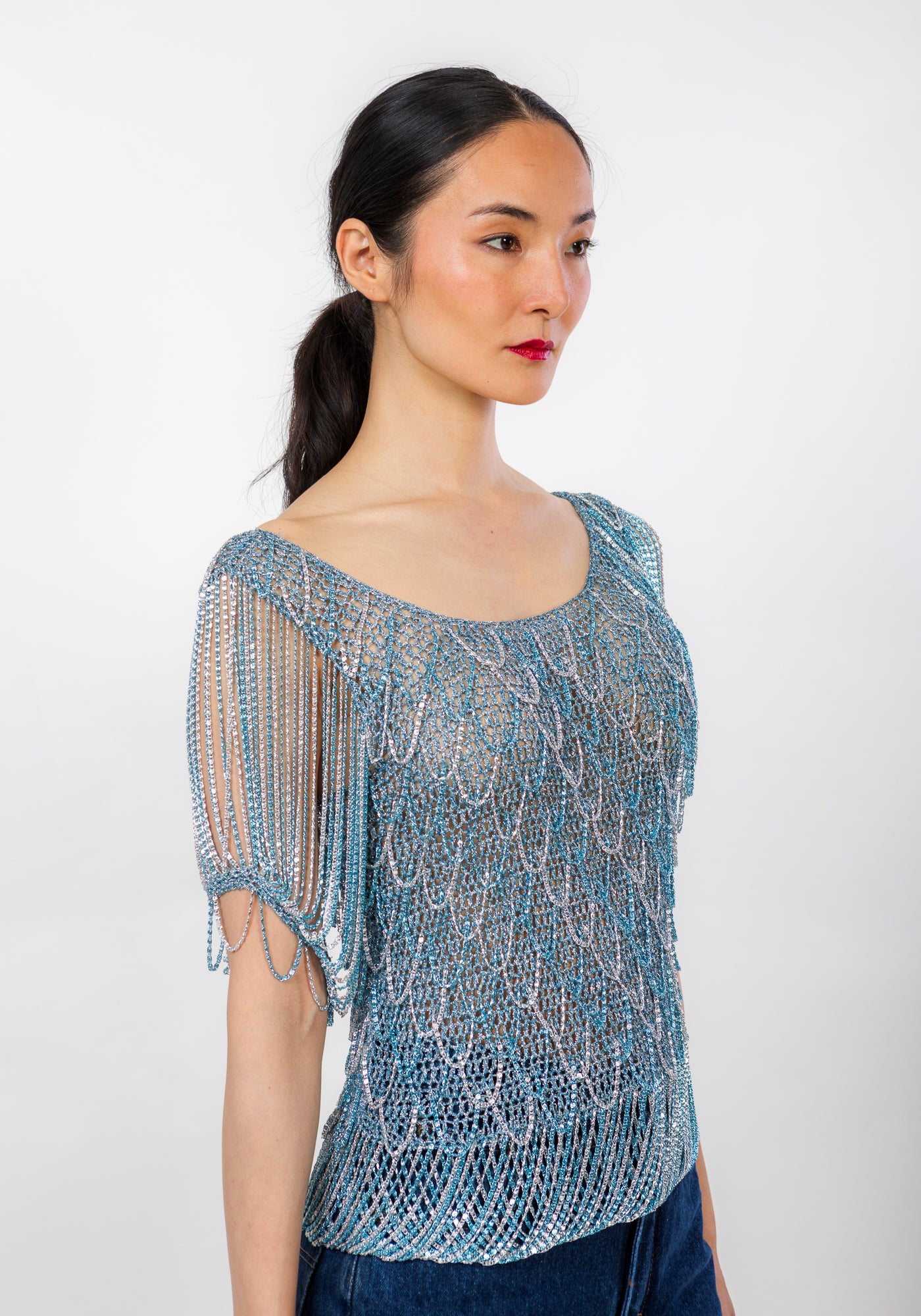 Collector 1973 metallic chain top