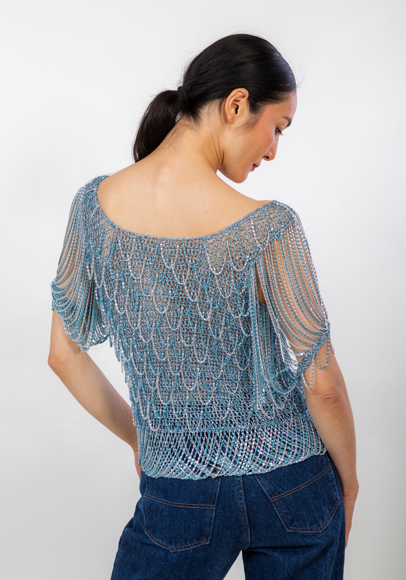 Collector 1973 metallic chain top