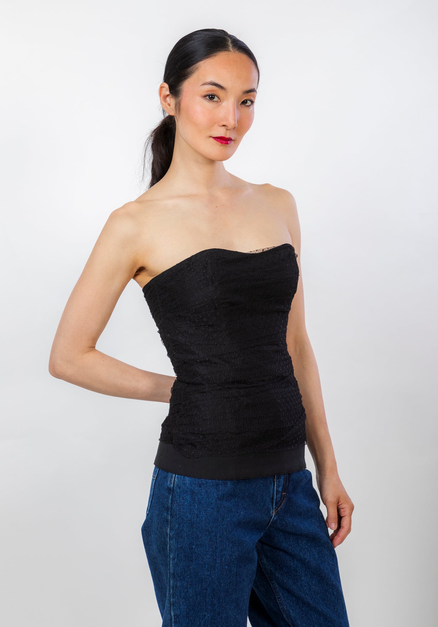 Vintage lace corset