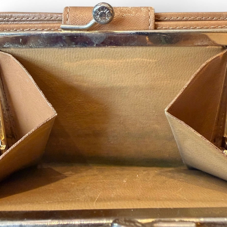 Celine Triomphe Monogram Camel Wallet