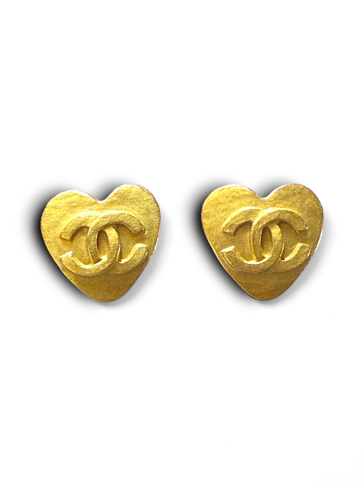 Vintage Heart clip earring