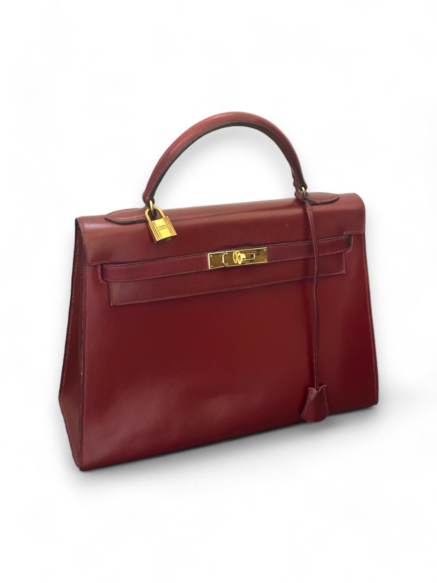 Stunning Kelly in bordeaux box leather