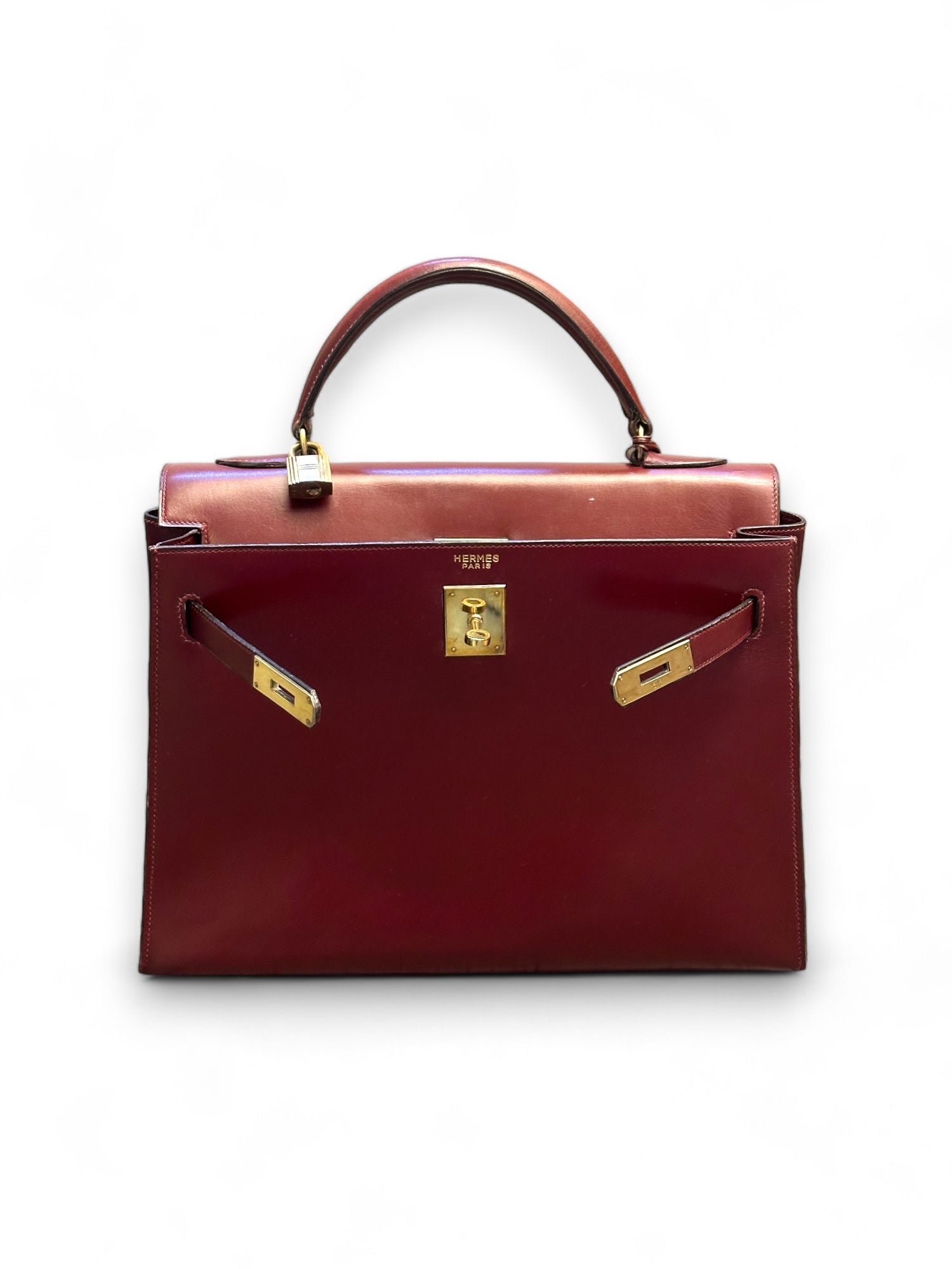 Stunning Kelly in bordeaux box leather