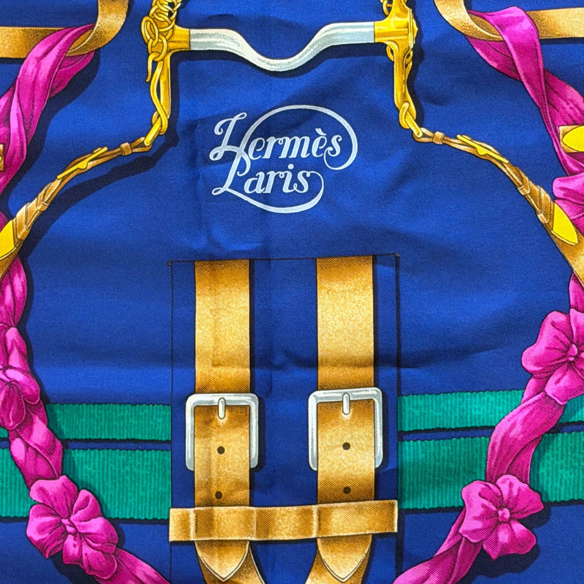 Hermès “Grand Manège” Silk Scarf