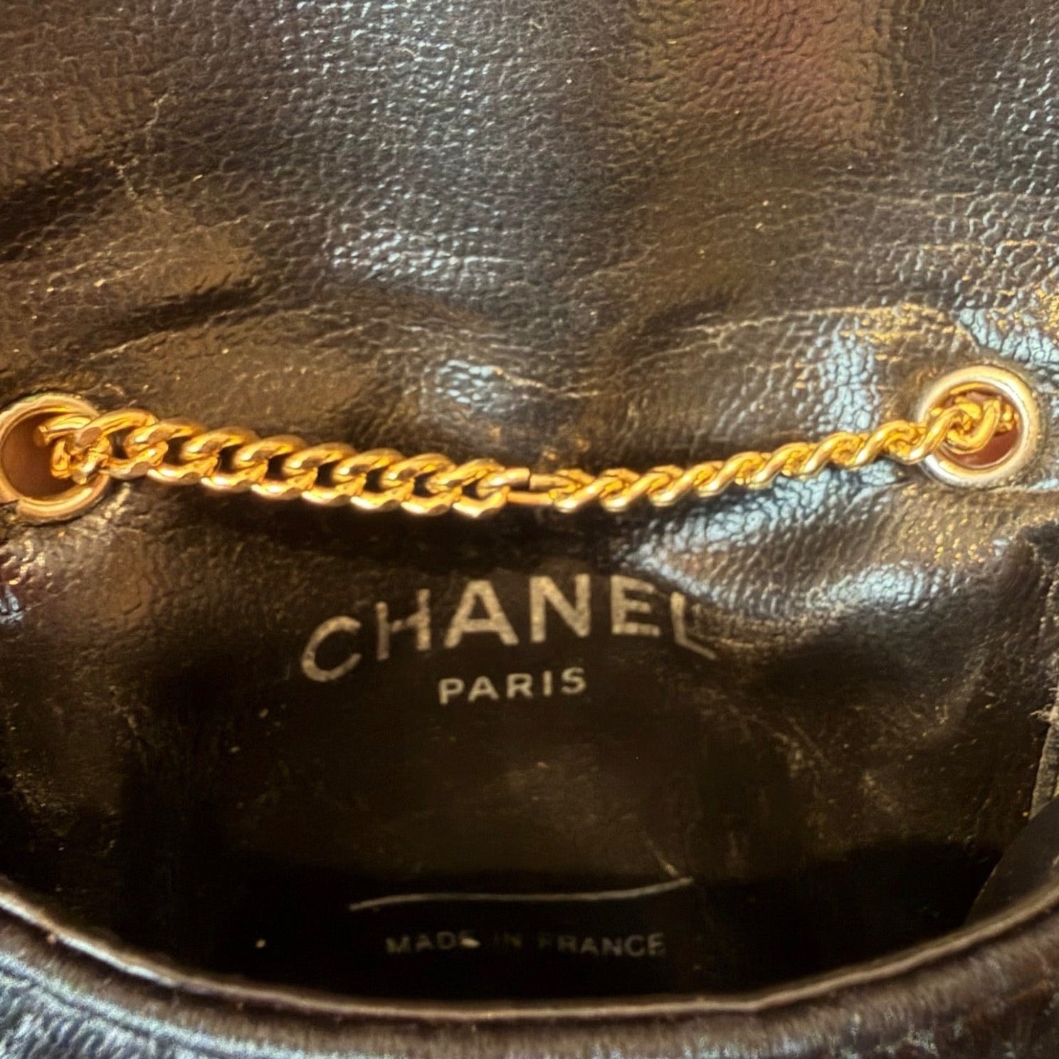 Chanel Black Quilted Satin Micro Crossbody Pouch