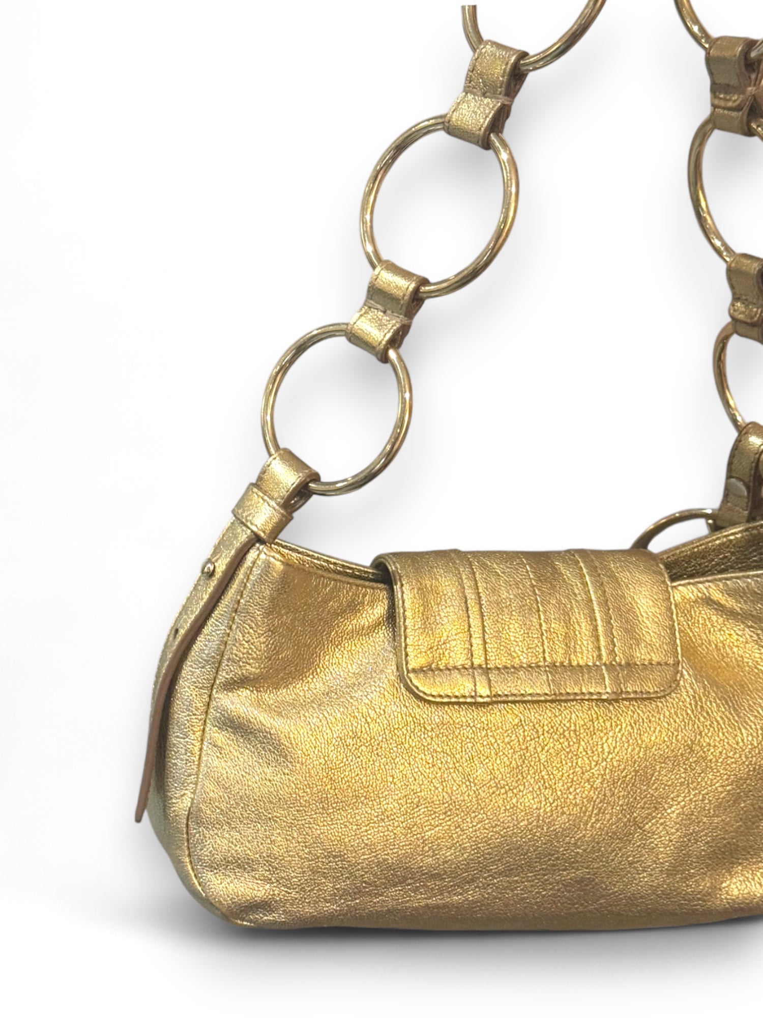 Stunning Golden Yves Saint Laurent Bag