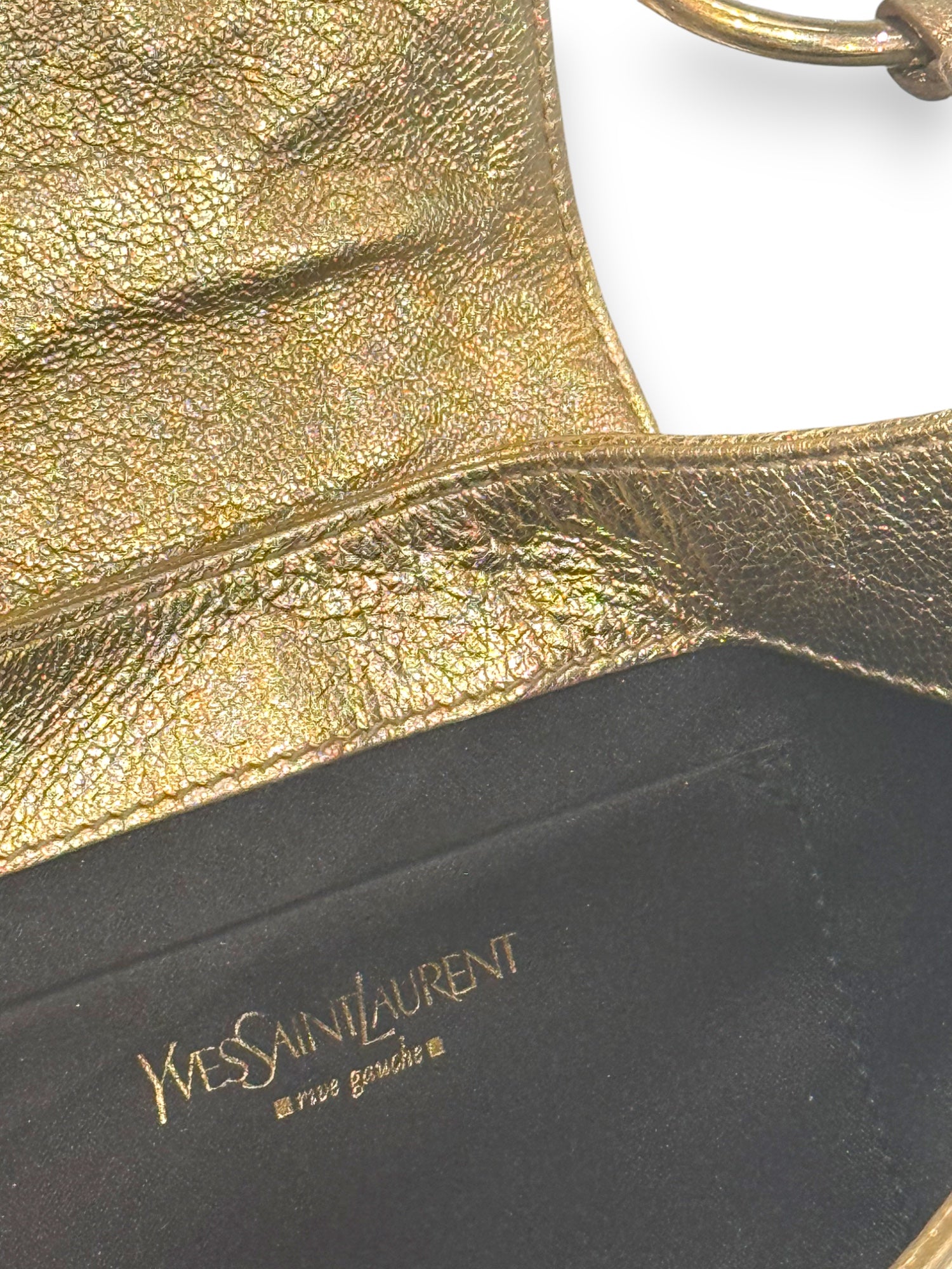 Stunning Golden Yves Saint Laurent Bag