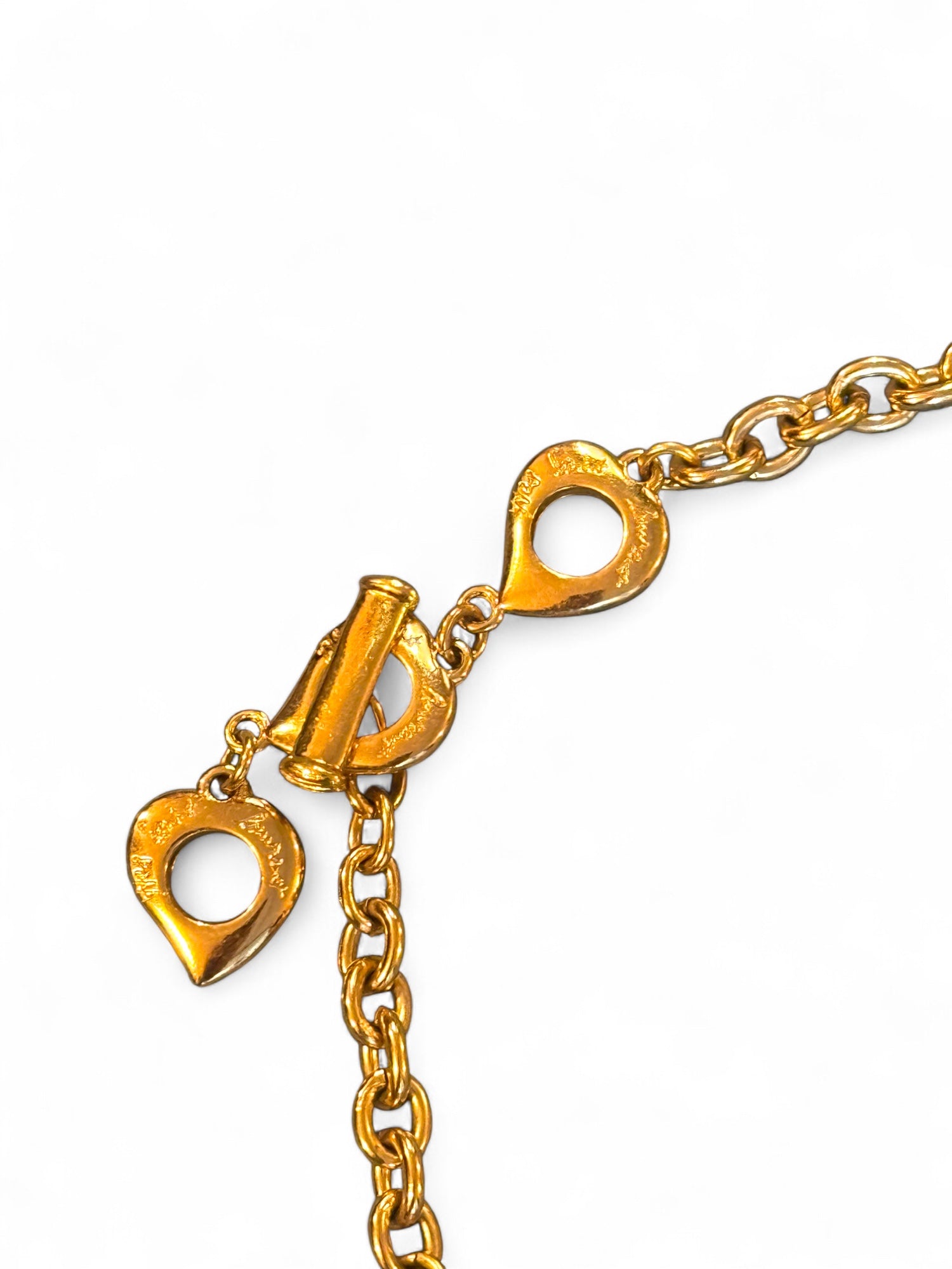 Rare strass embellished necklace