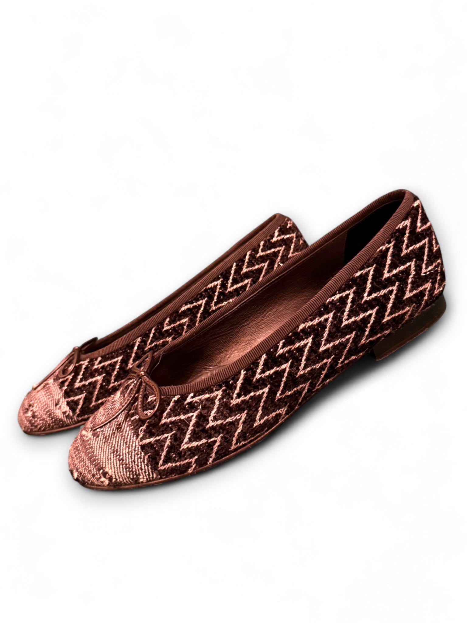 Vintage tweed Chanel ballerines 