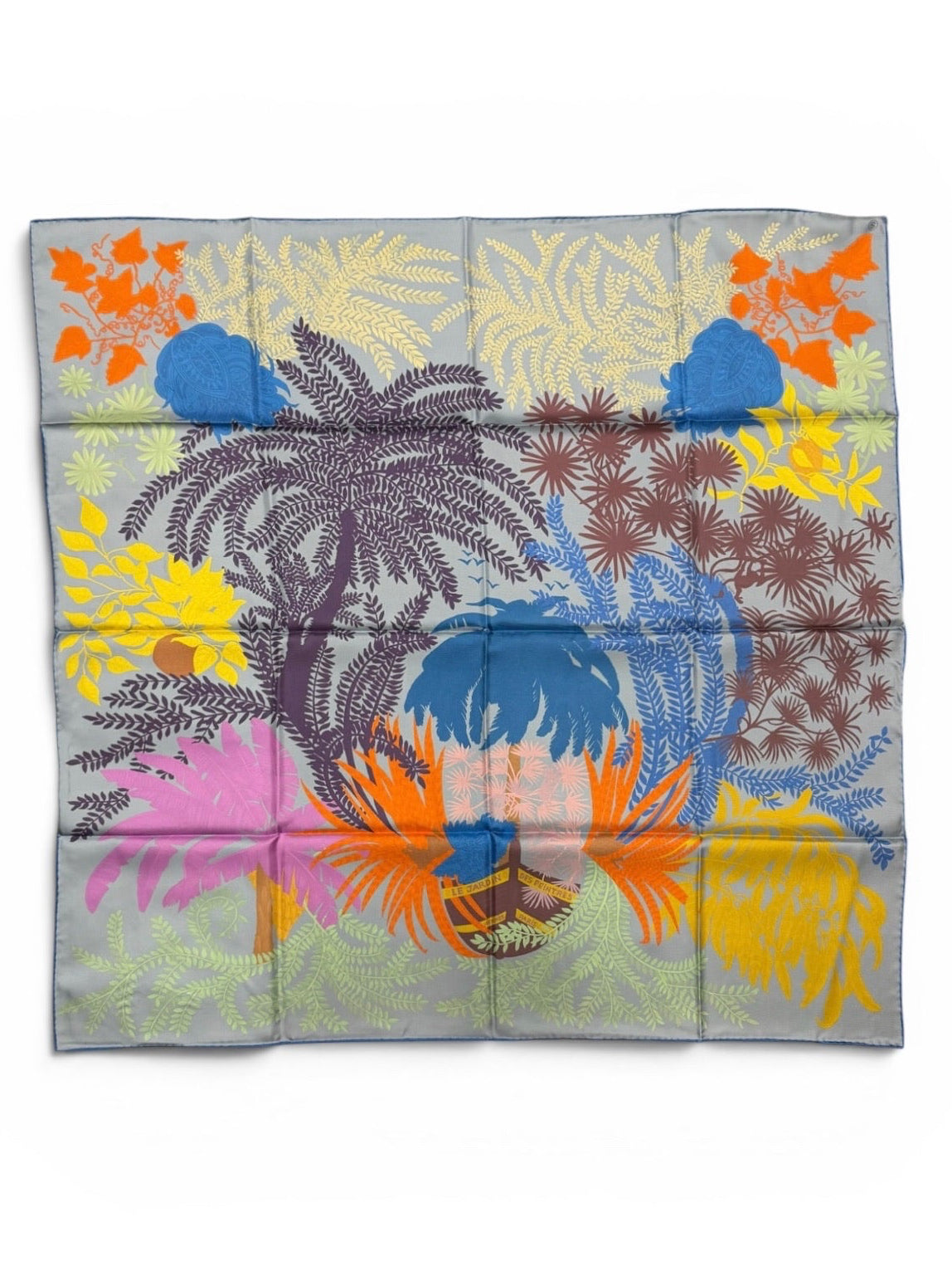 Hermès Paris Silk Carré 90 "Le Jardin des Peintres"