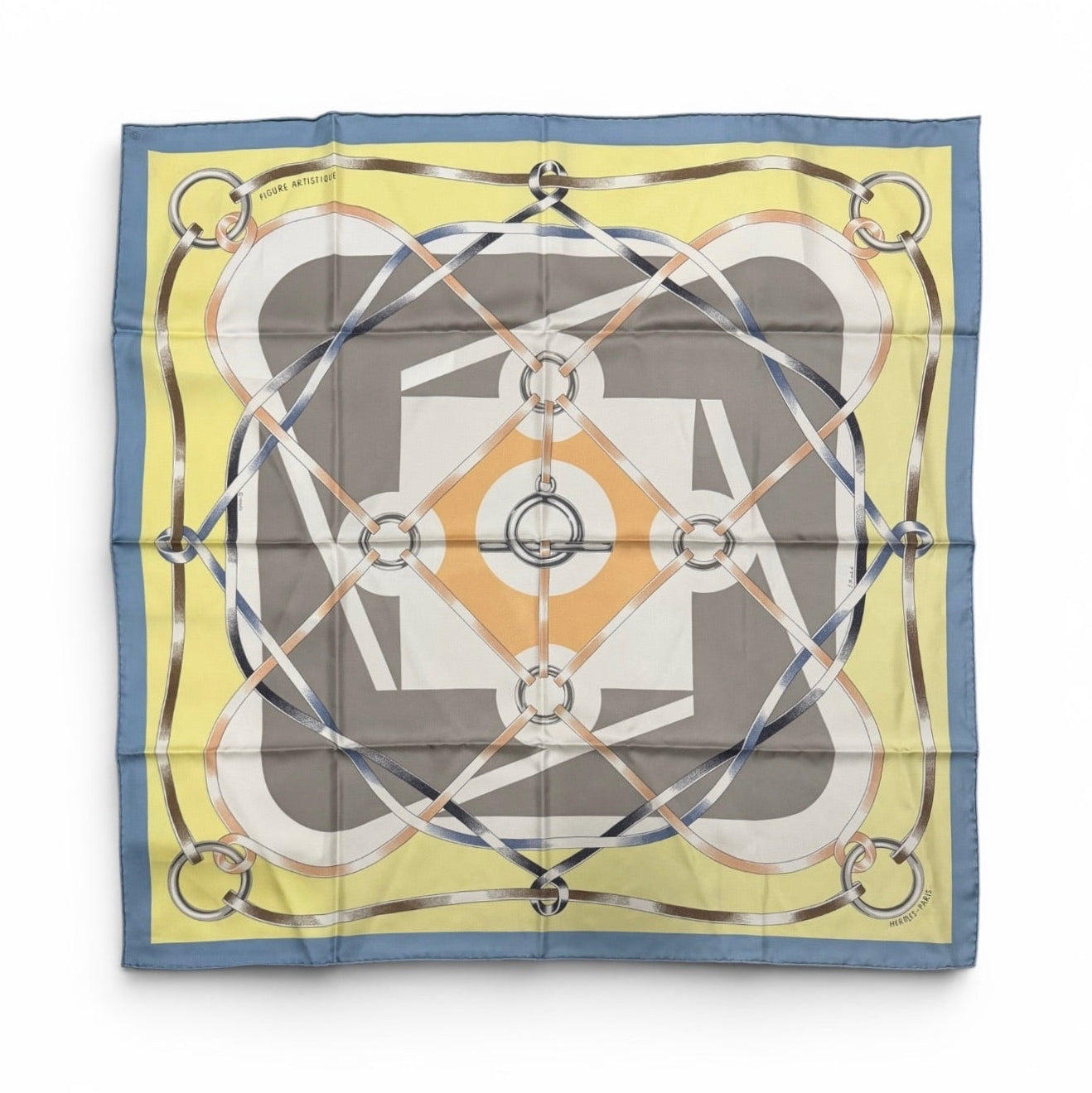 Hermès Paris Silk Carré 90 "Figure Artistique"