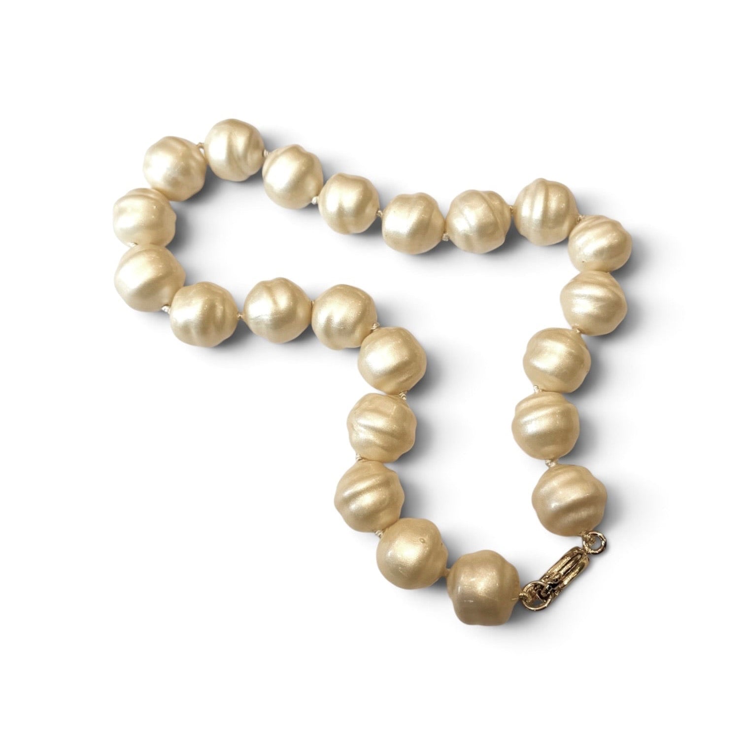 Vintage Yves Saint Laurent Baroque Pearl Necklace
