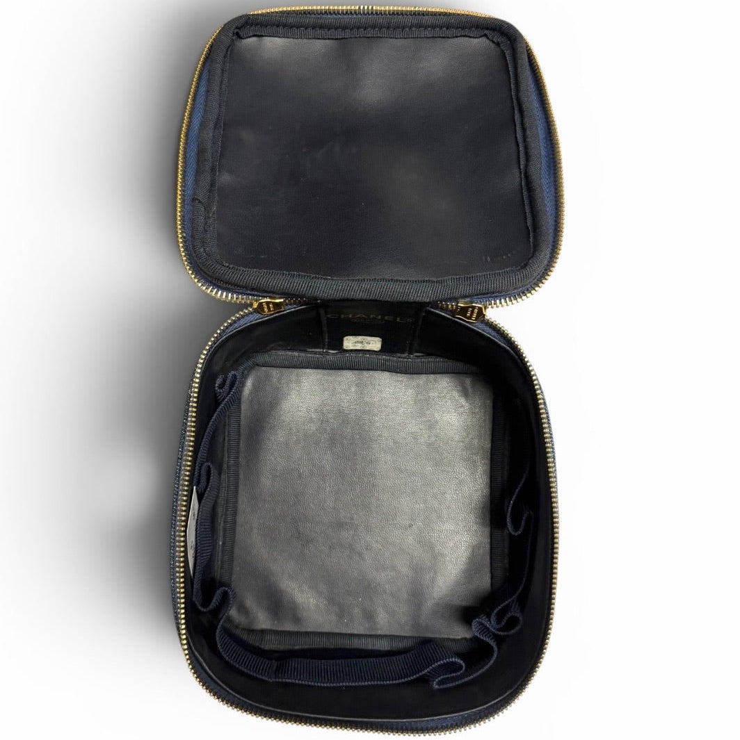 Vintage Chanel Denim Vanity