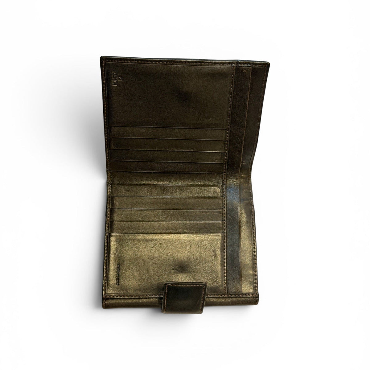 Fendi Zucca Canvas Compact Wallet