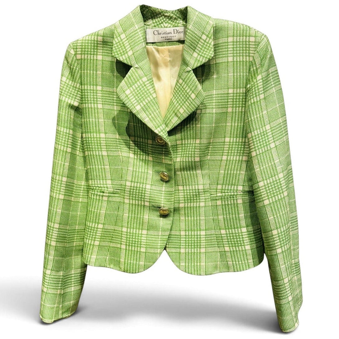 Christian Dior Prince of Wales Check Blazer