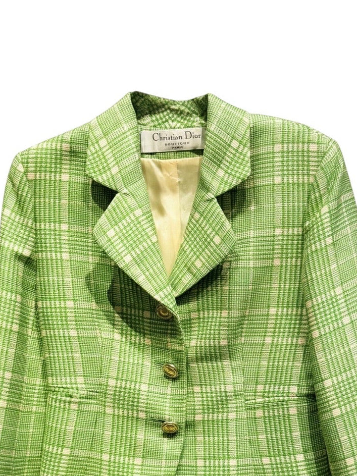 Christian Dior Prince of Wales Check Blazer