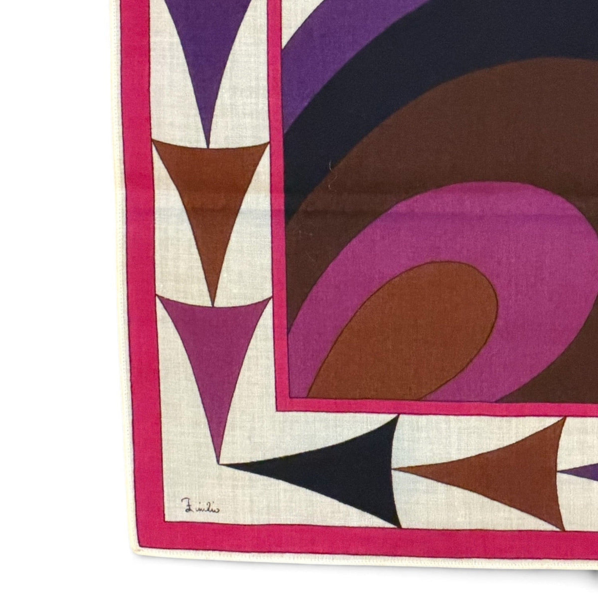 Emilio Pucci Op Art Psychedelic Print Scar