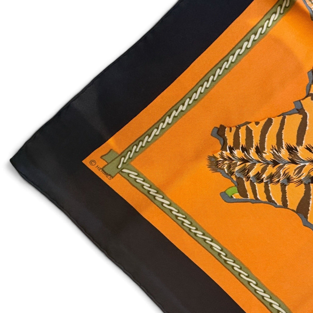 Hermès “La Chasse en Afrique” Silk Scarf