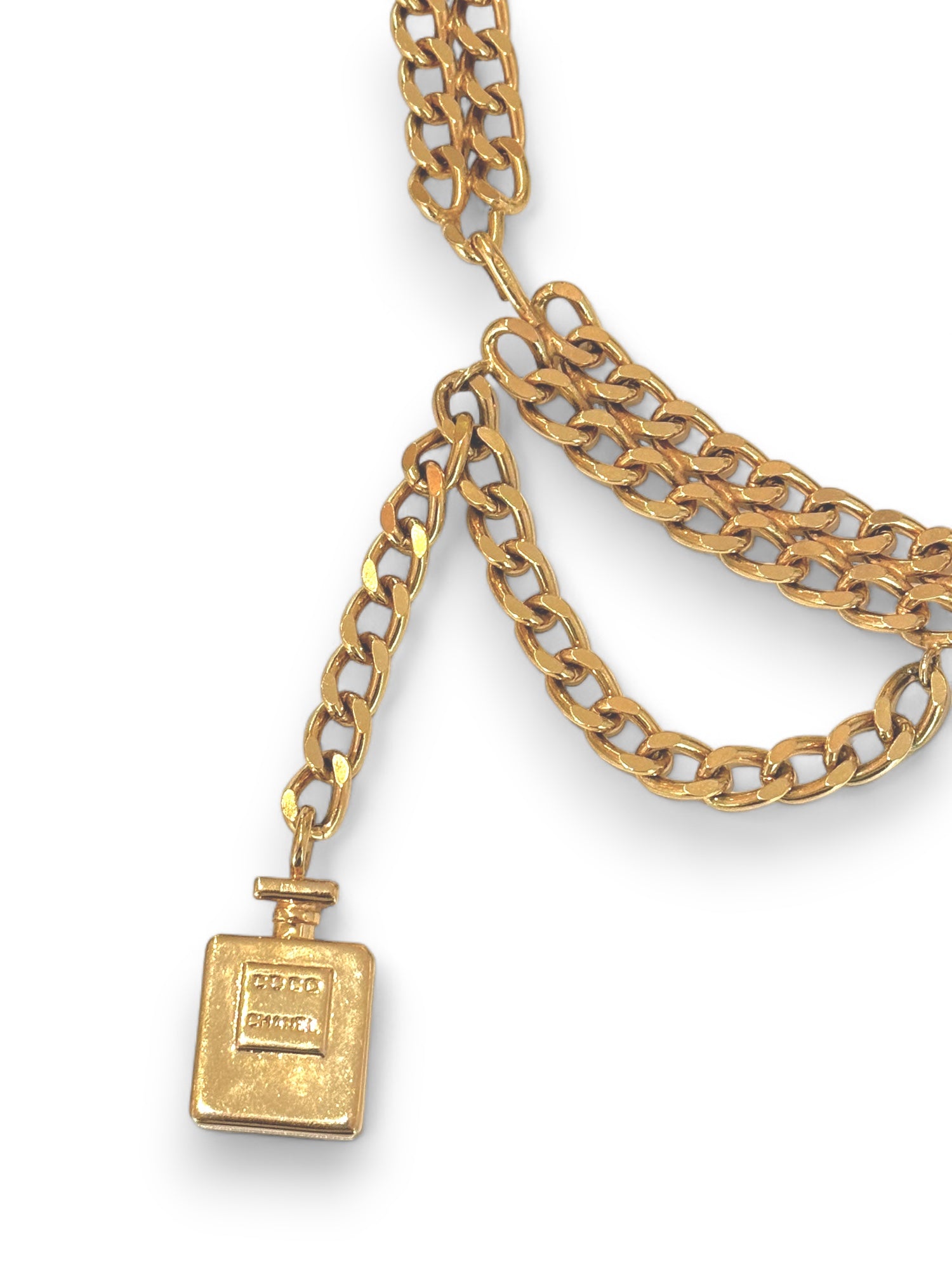 Iconic Coco Chanel chainlink belt