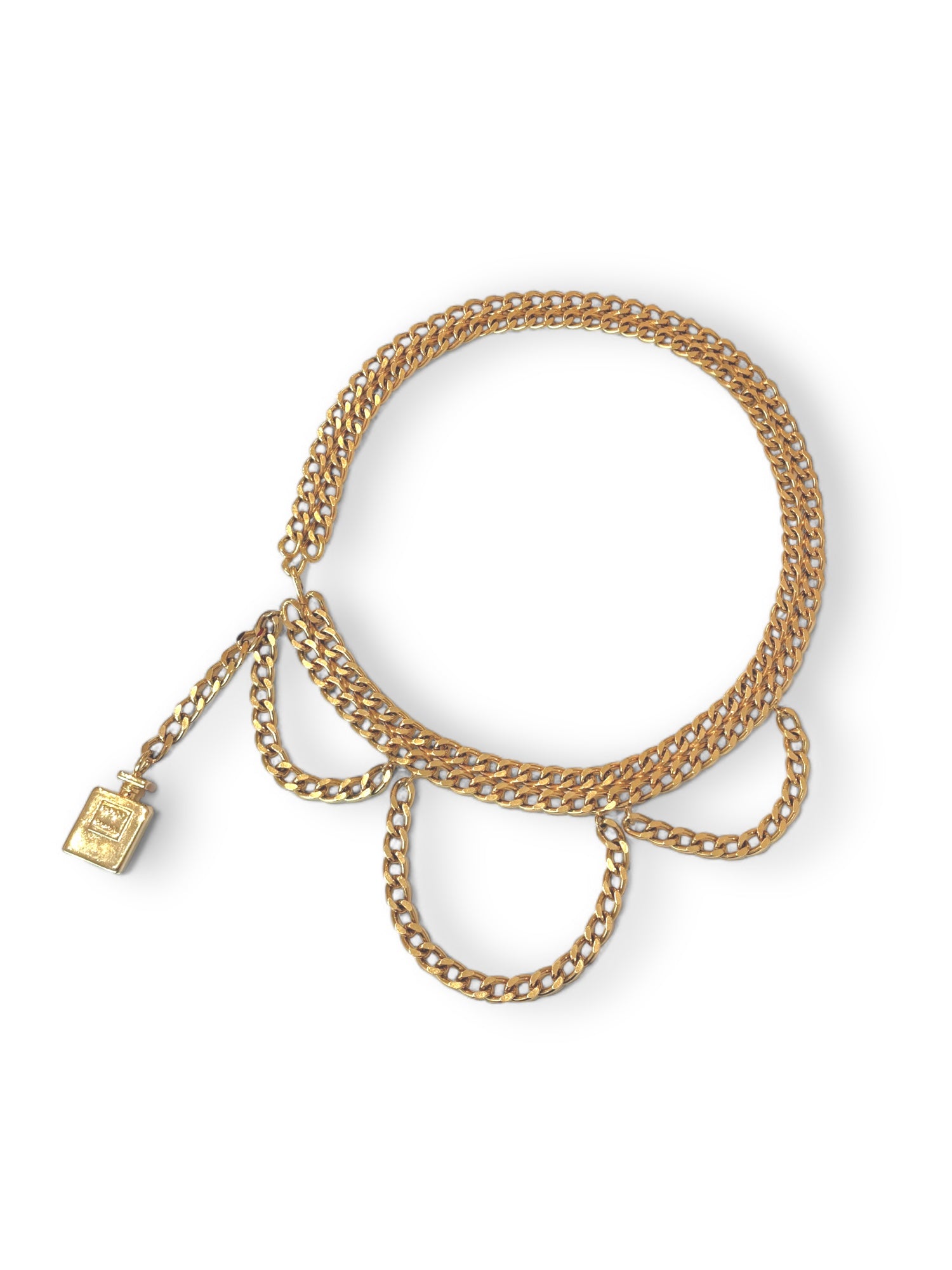 Iconic Coco Chanel chainlink belt