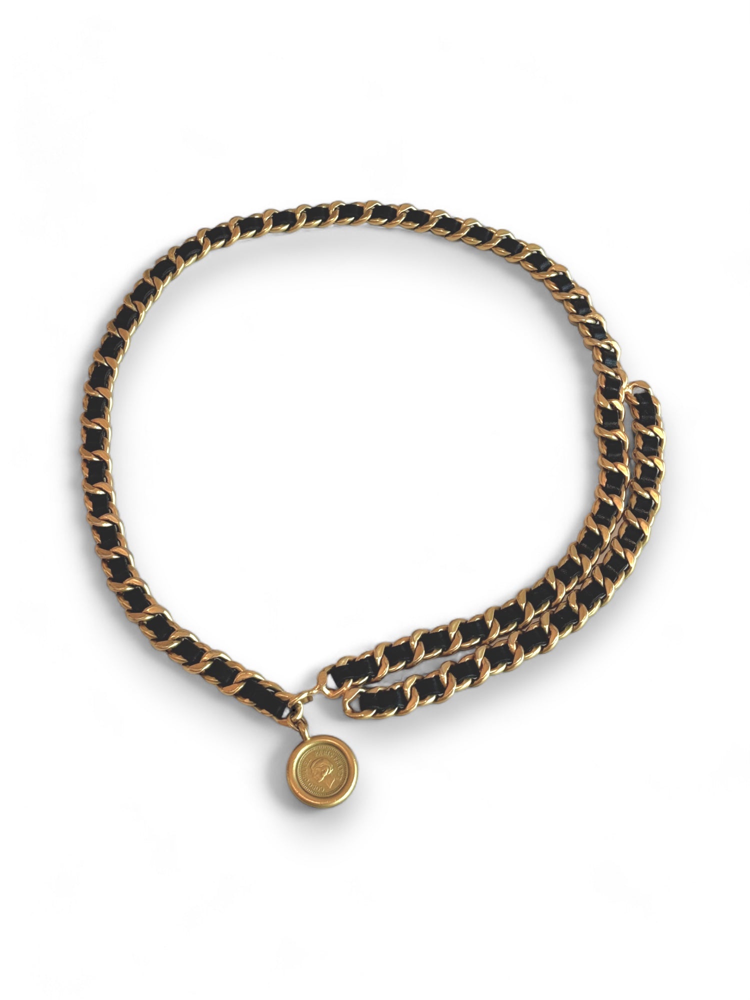 Rare chainlink medallion belt