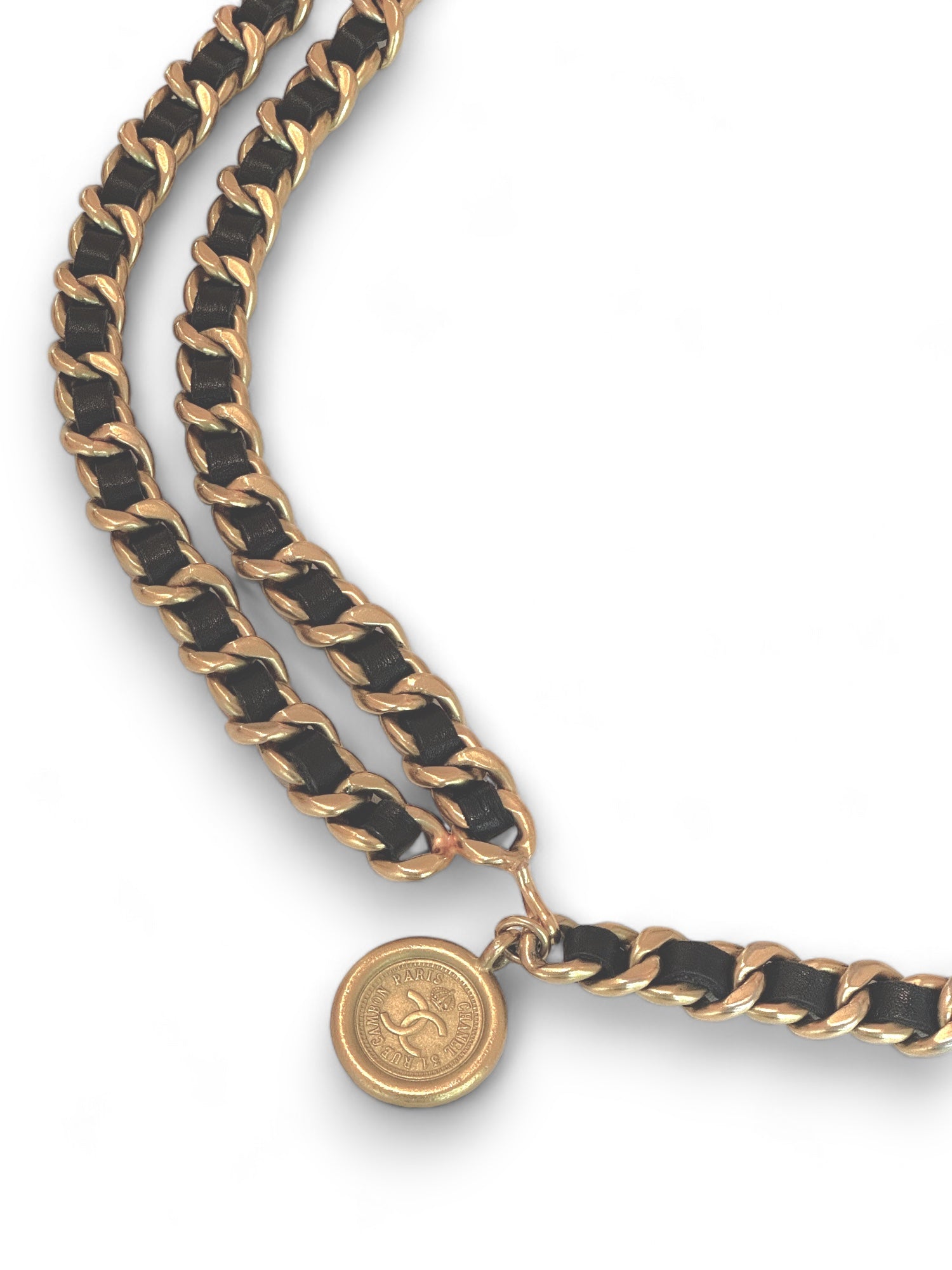 Rare chainlink medallion belt