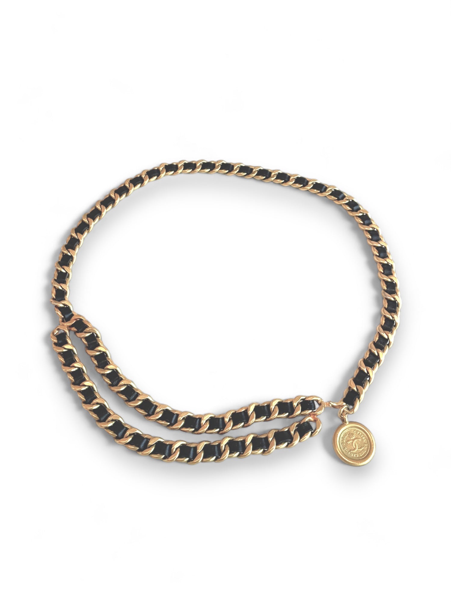 Rare chainlink medallion belt
