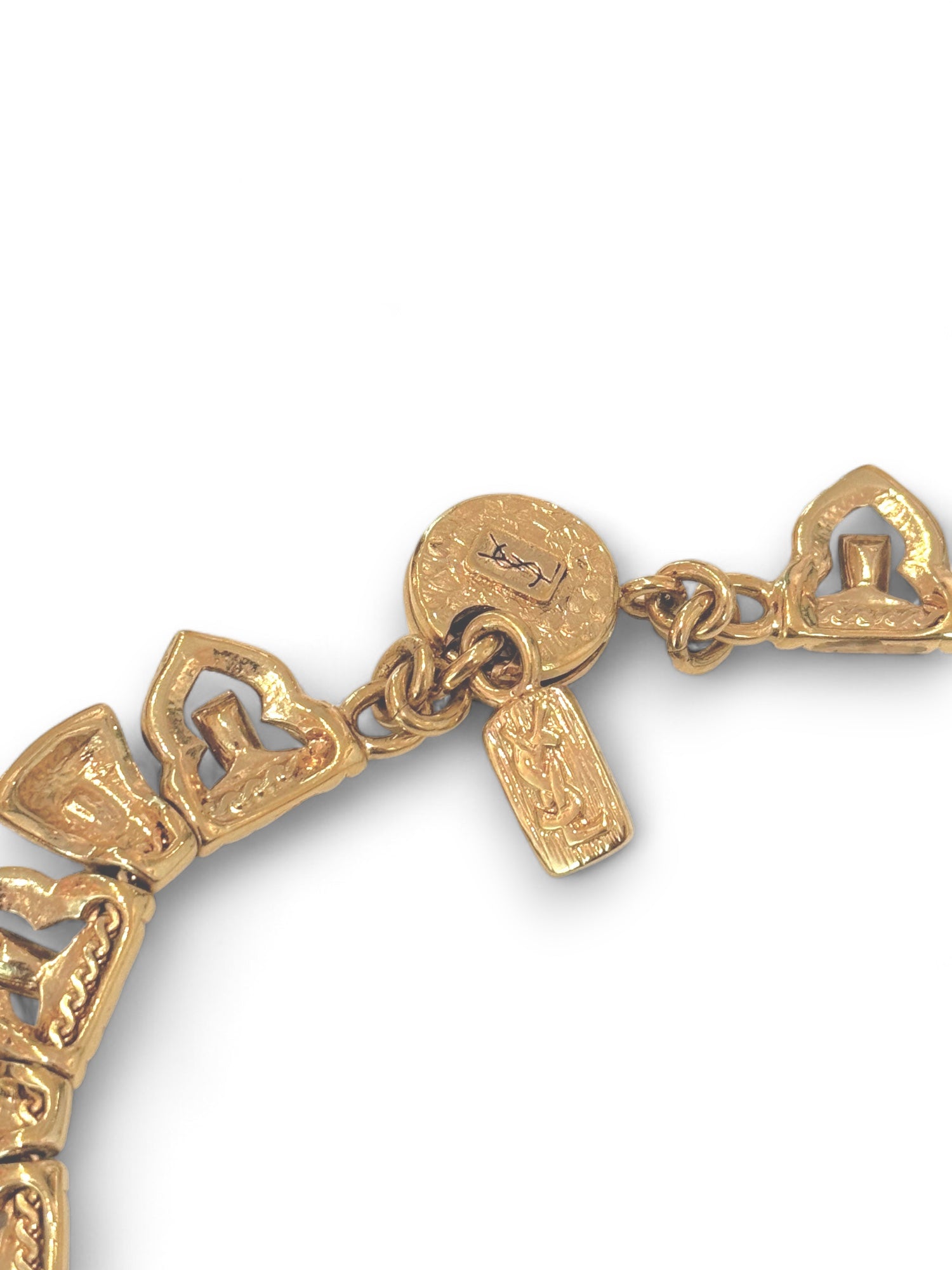 Rare strass embellished necklace