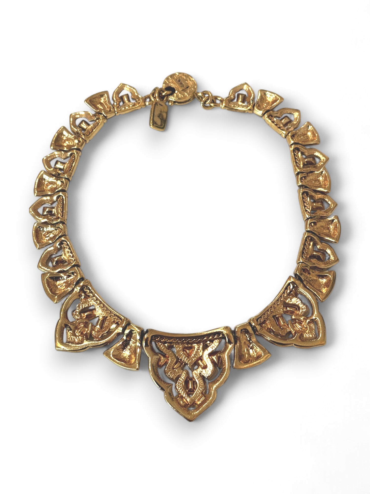Rare strass embellished necklace