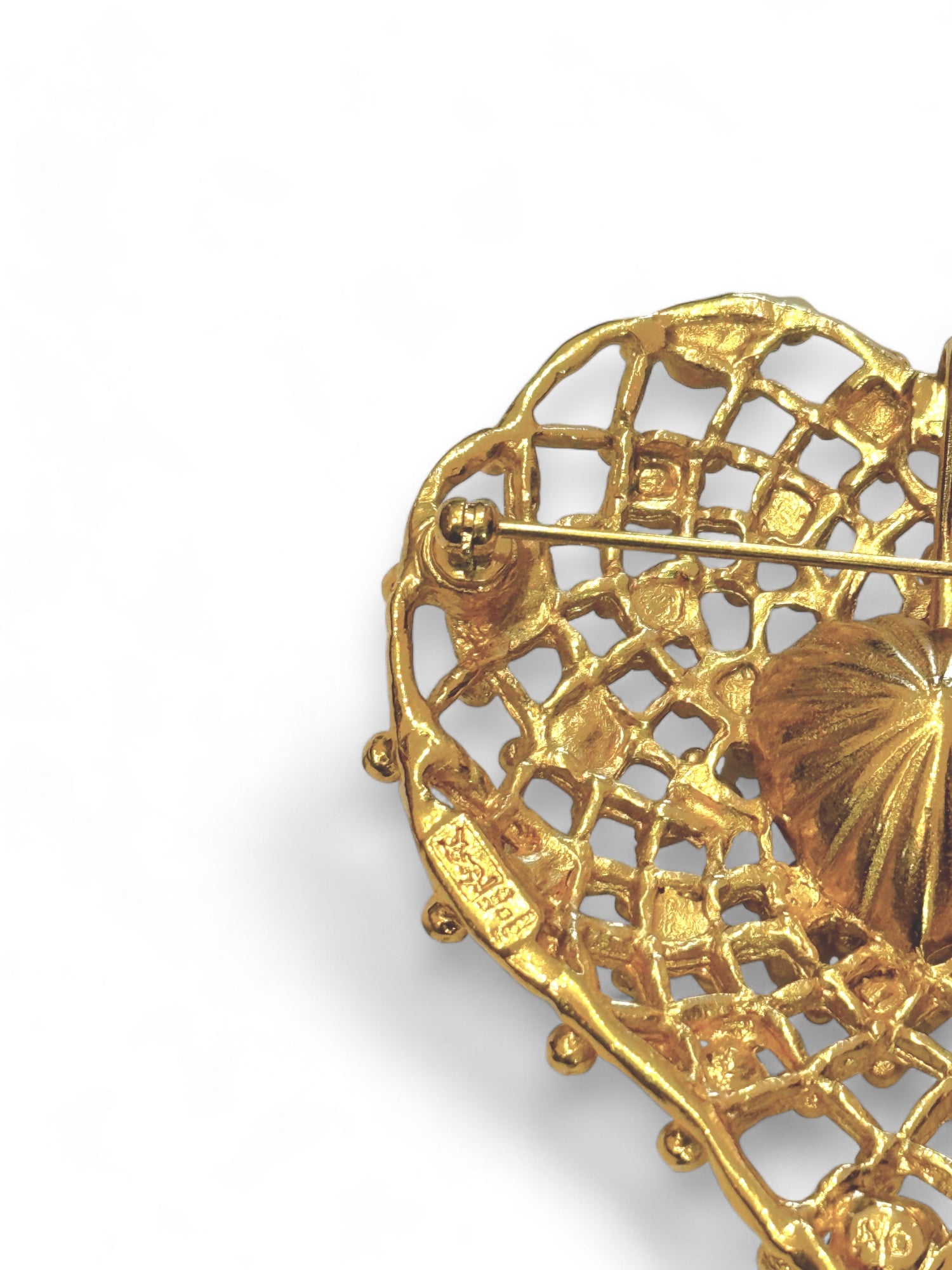 Heart brooch