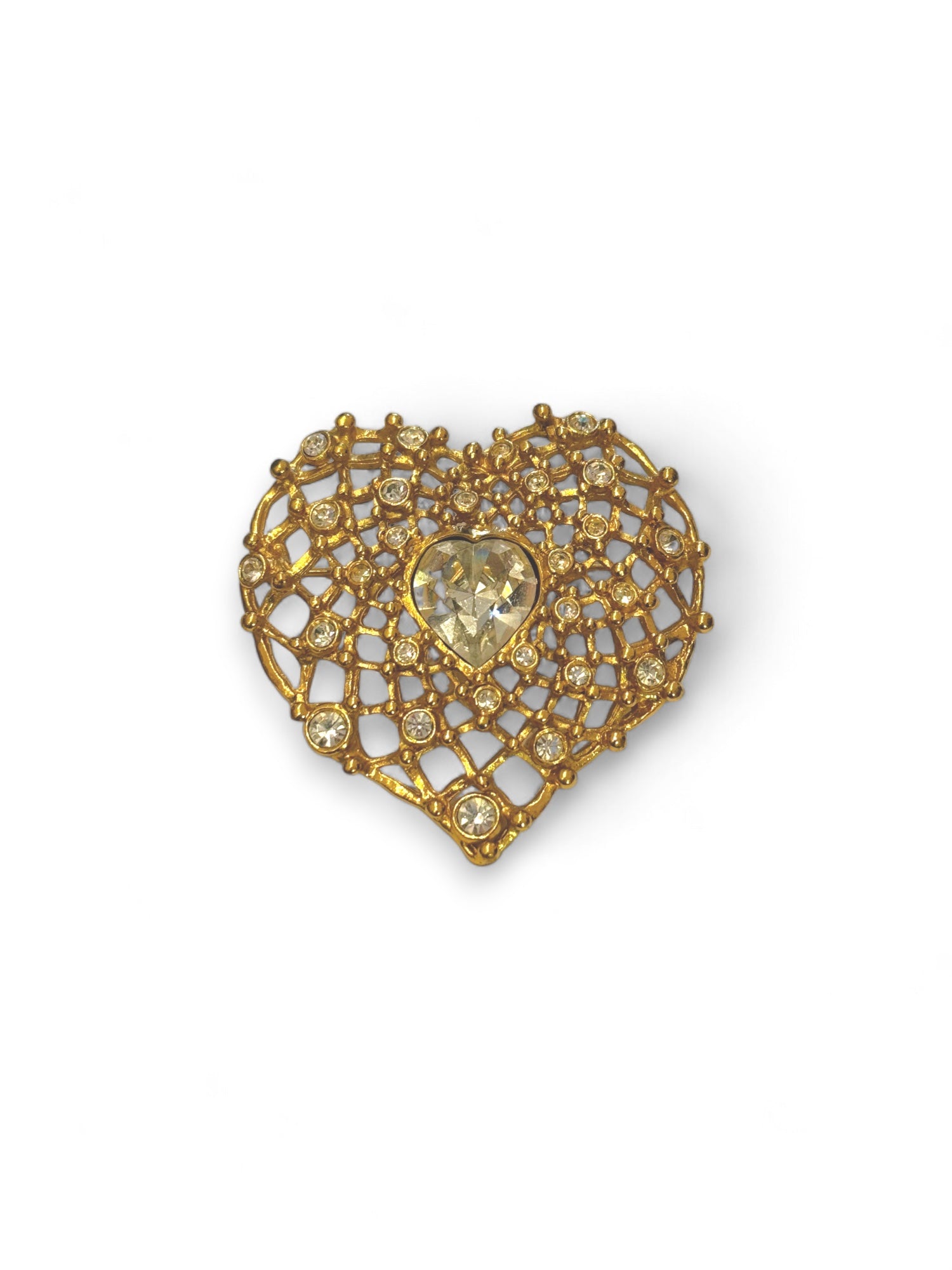 Heart brooch