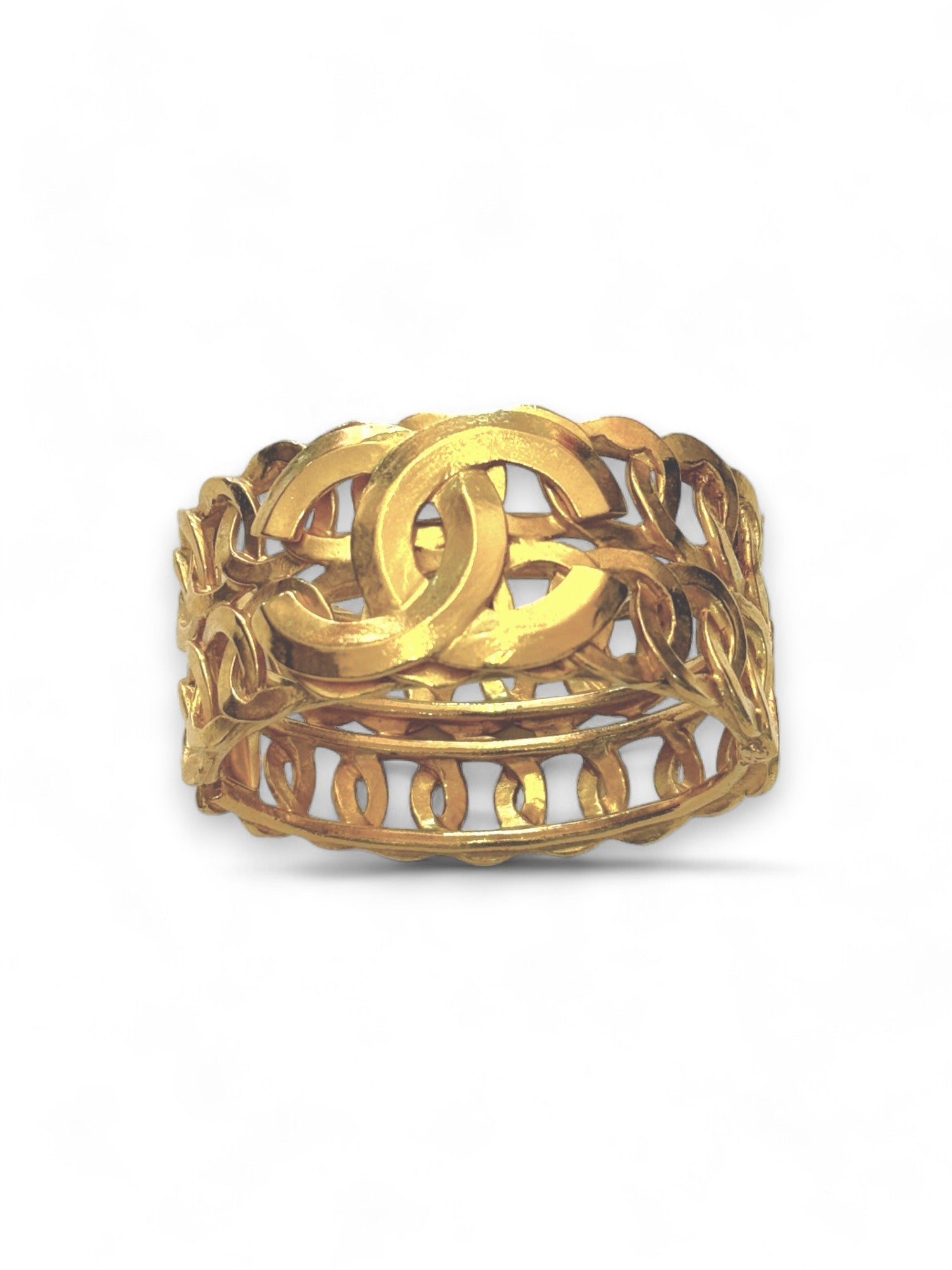 Rare Chanel chainlink cuff