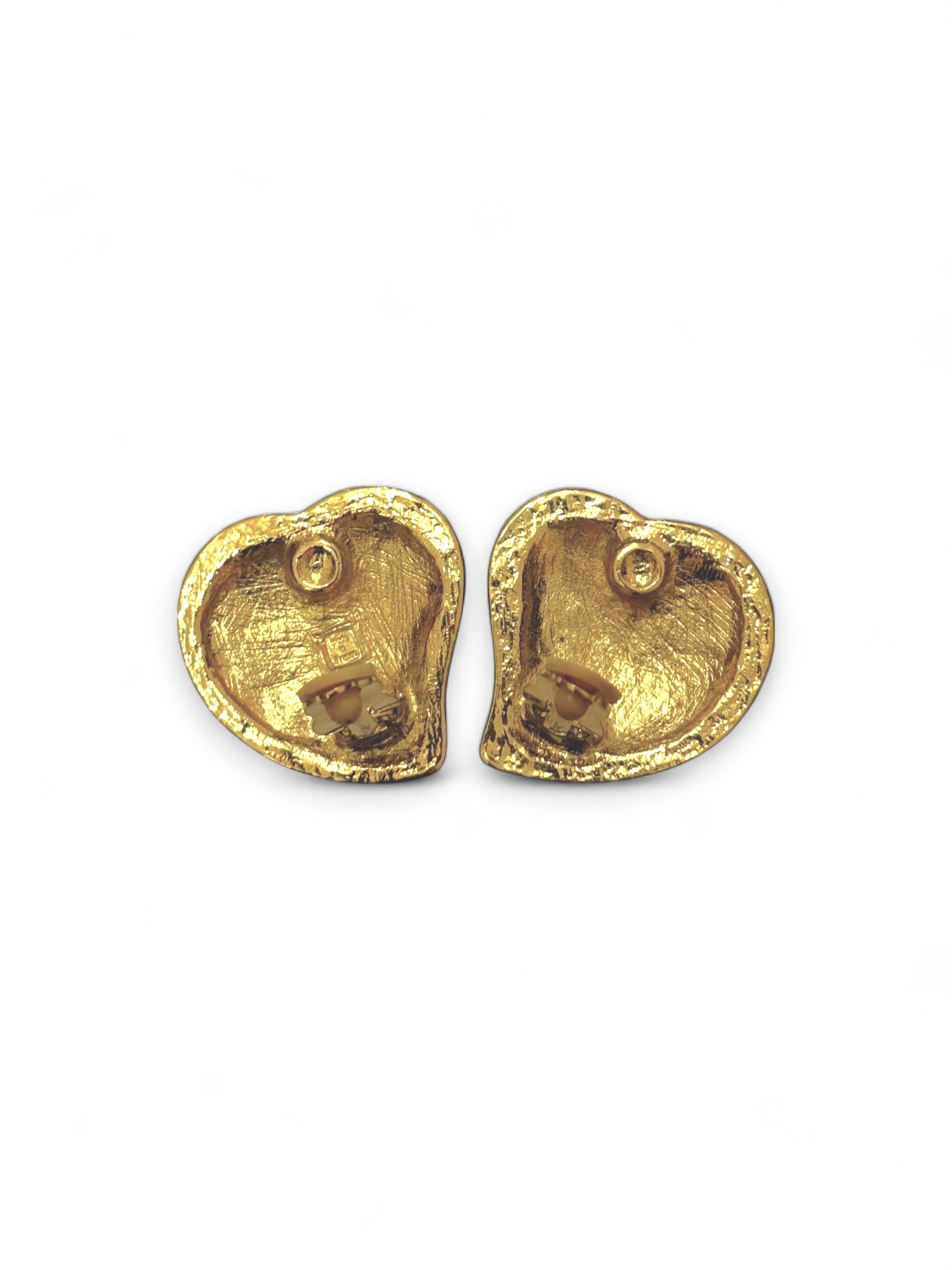 Lovely heart clip earrings