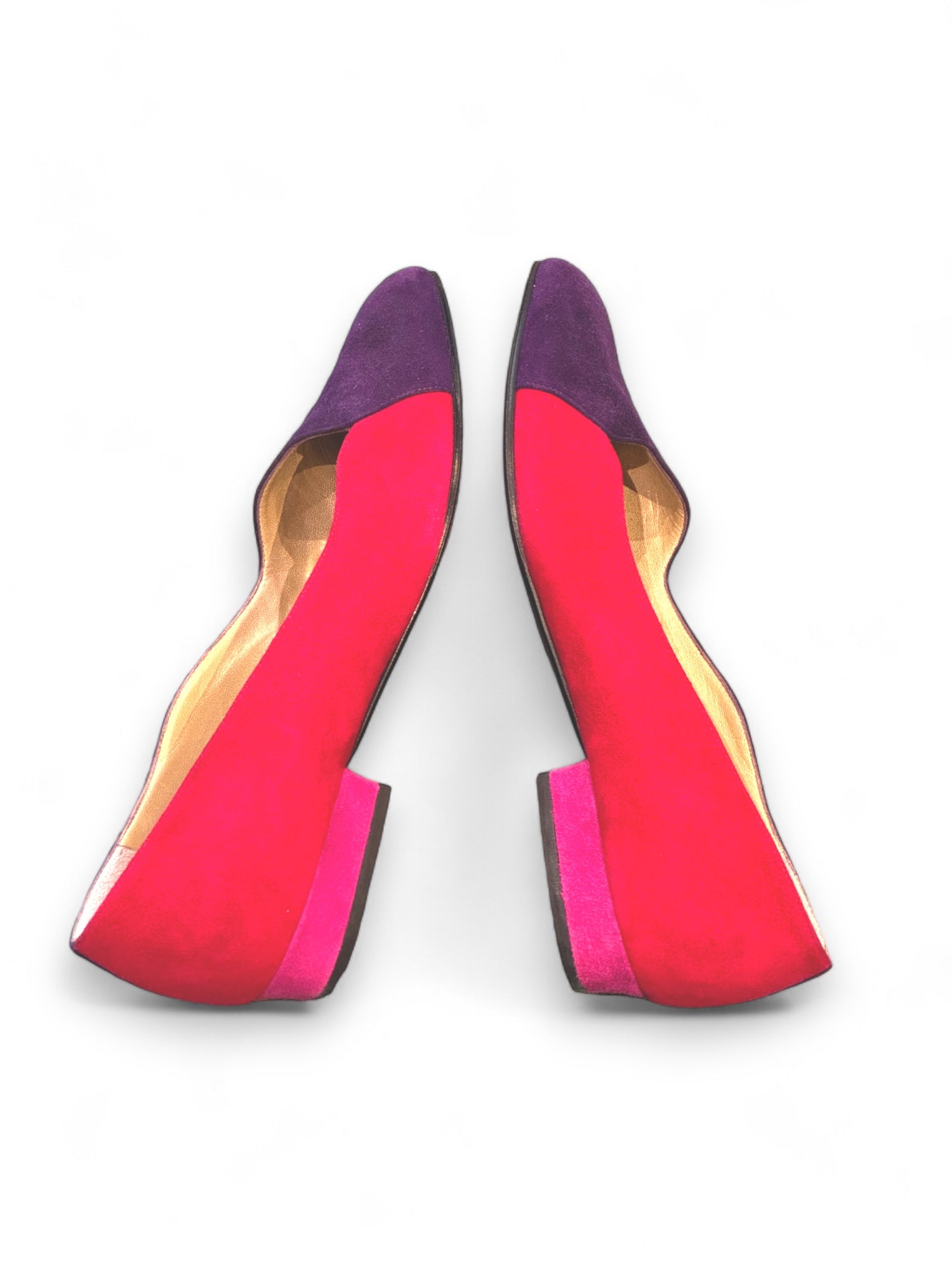 Vintage bi-color ballerines