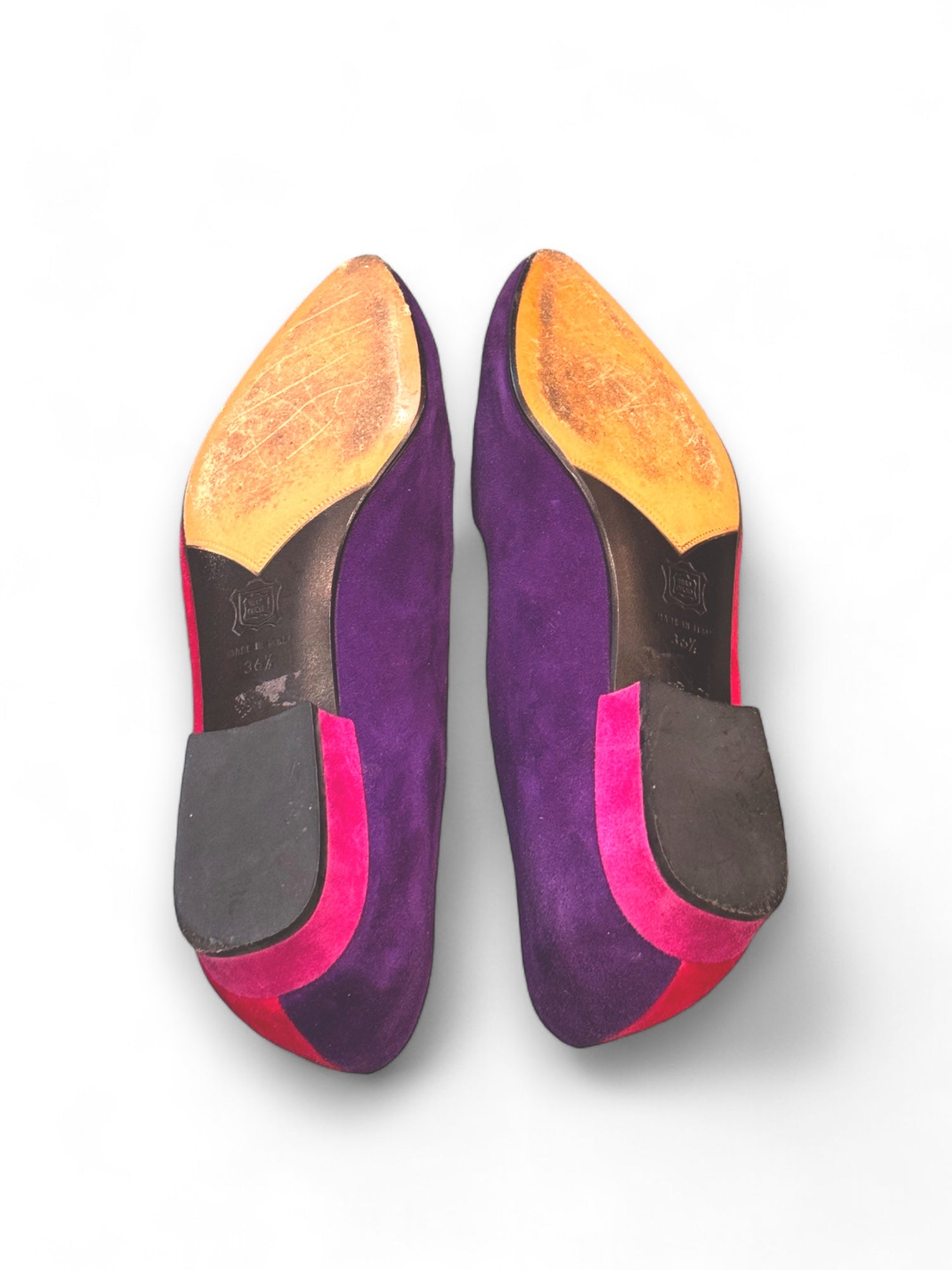 Vintage bi-color ballerines