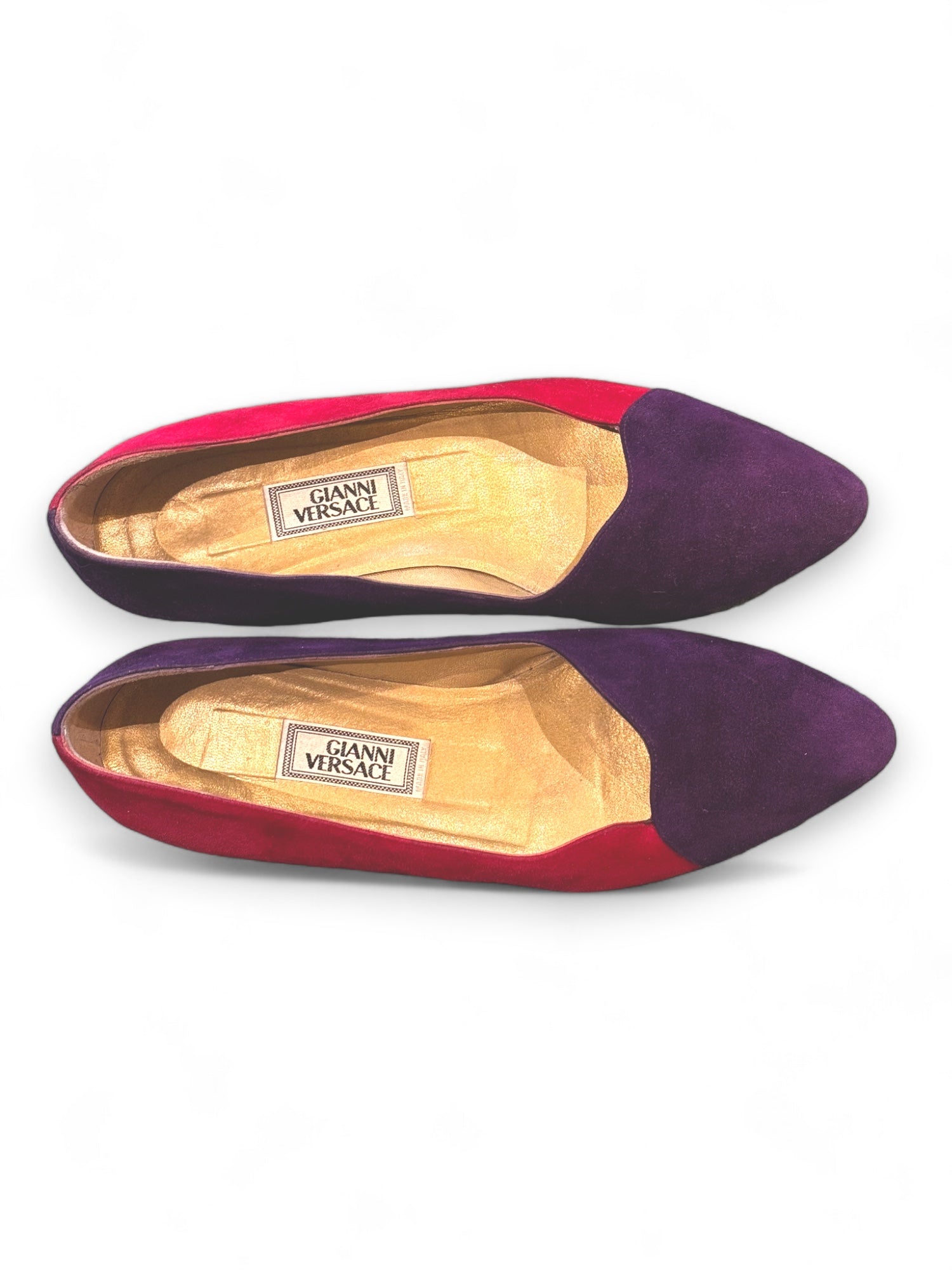 Vintage bi-color ballerines