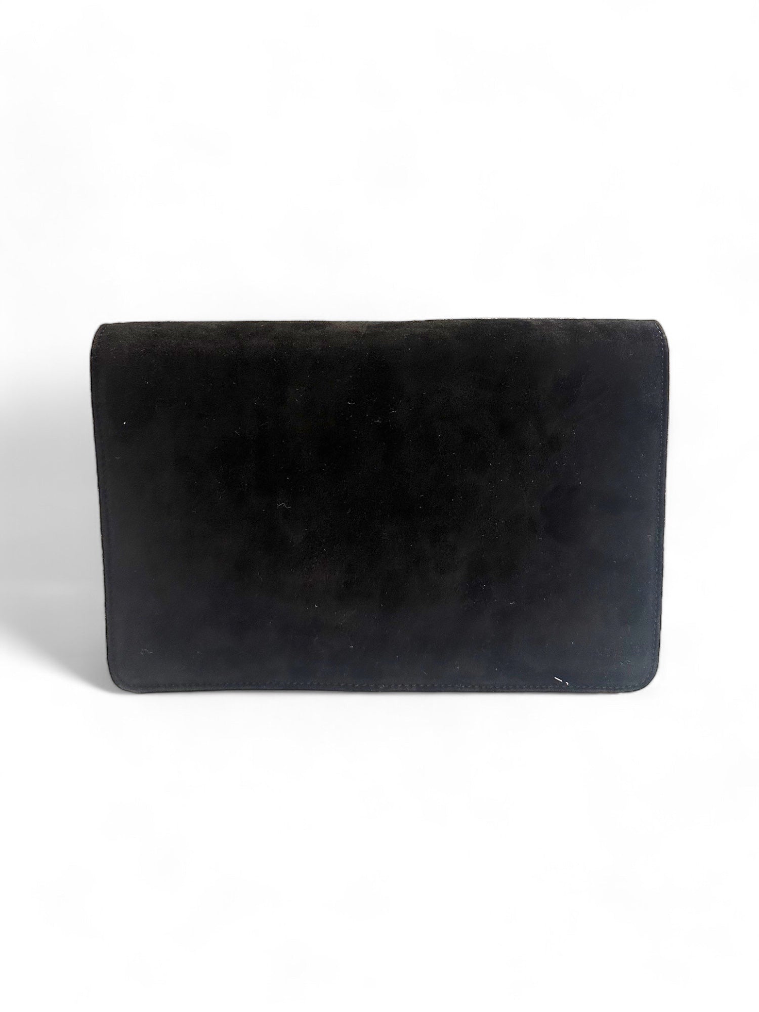 Velvet envelope clutch