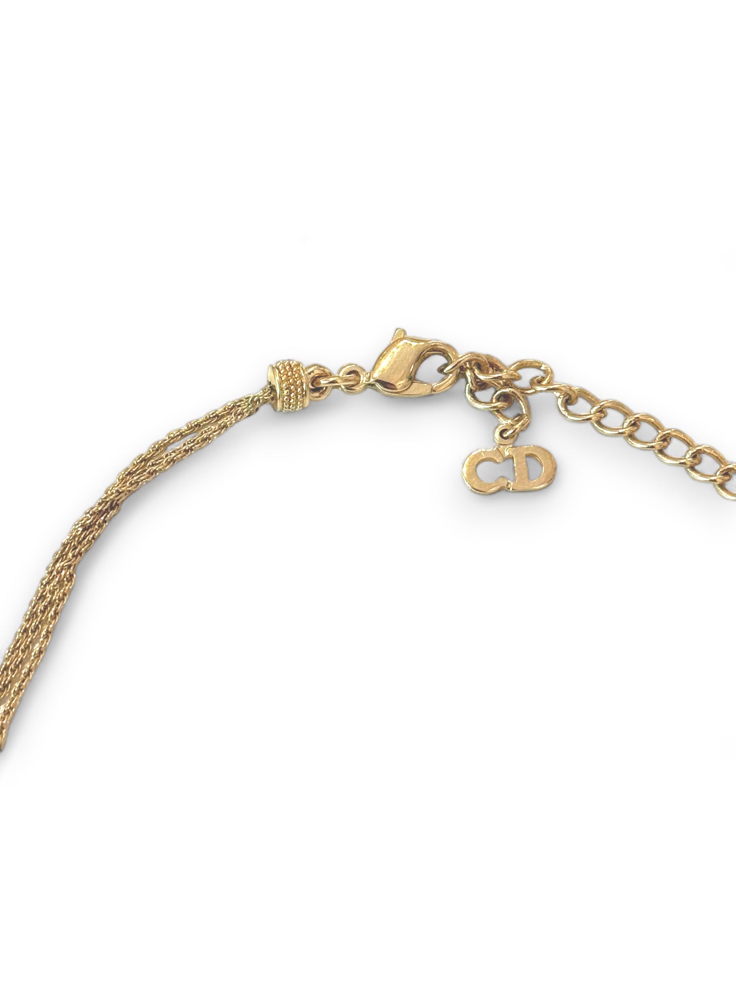 Vintage strass embellished necklace
