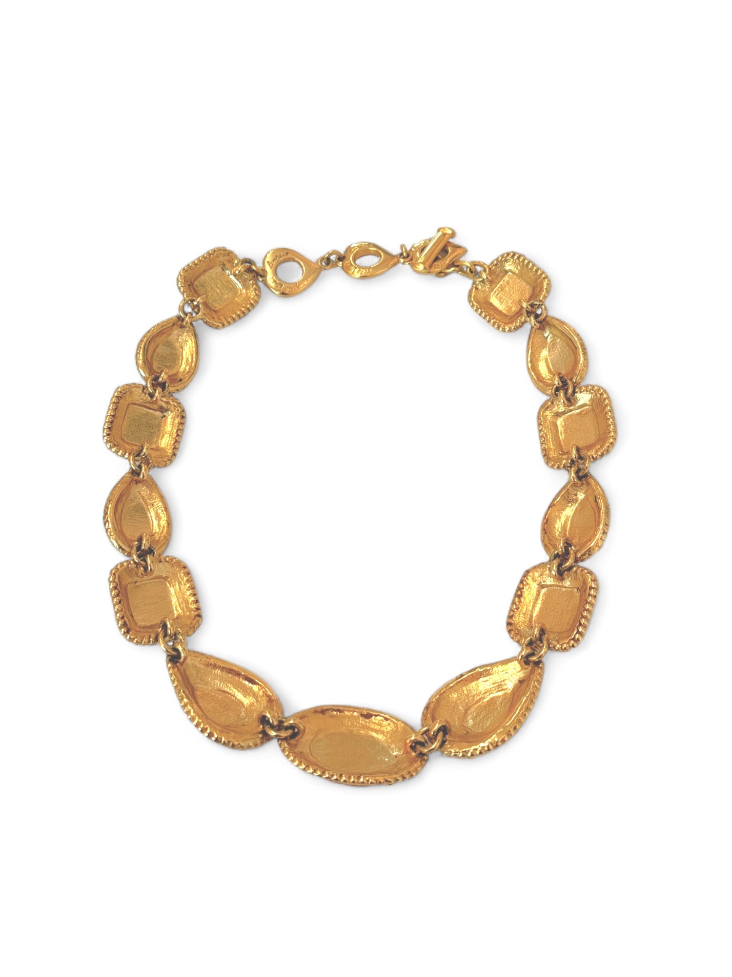Rare strass embellished necklace
