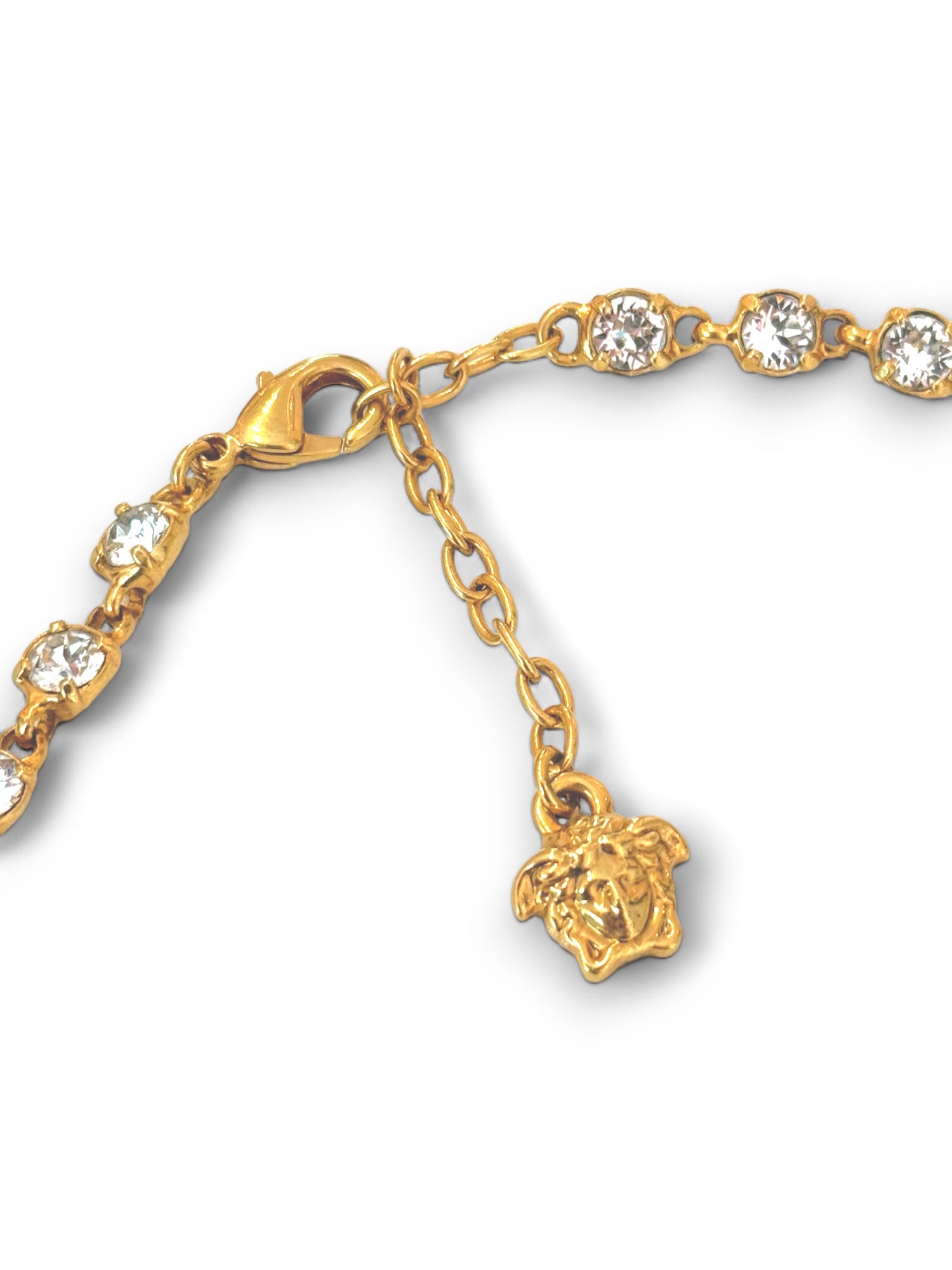 Vintage strass embellished choker