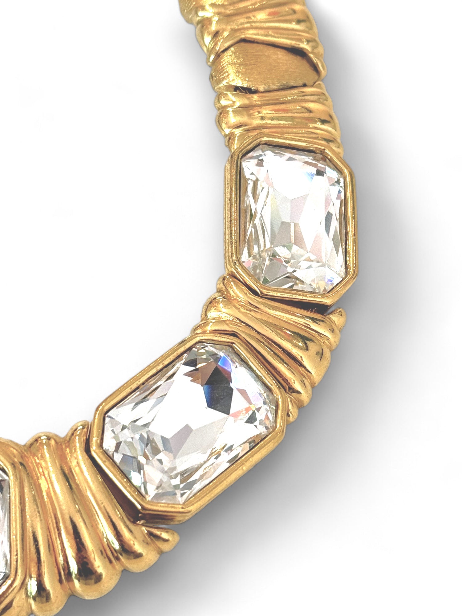 Iconic strass embellished chocker