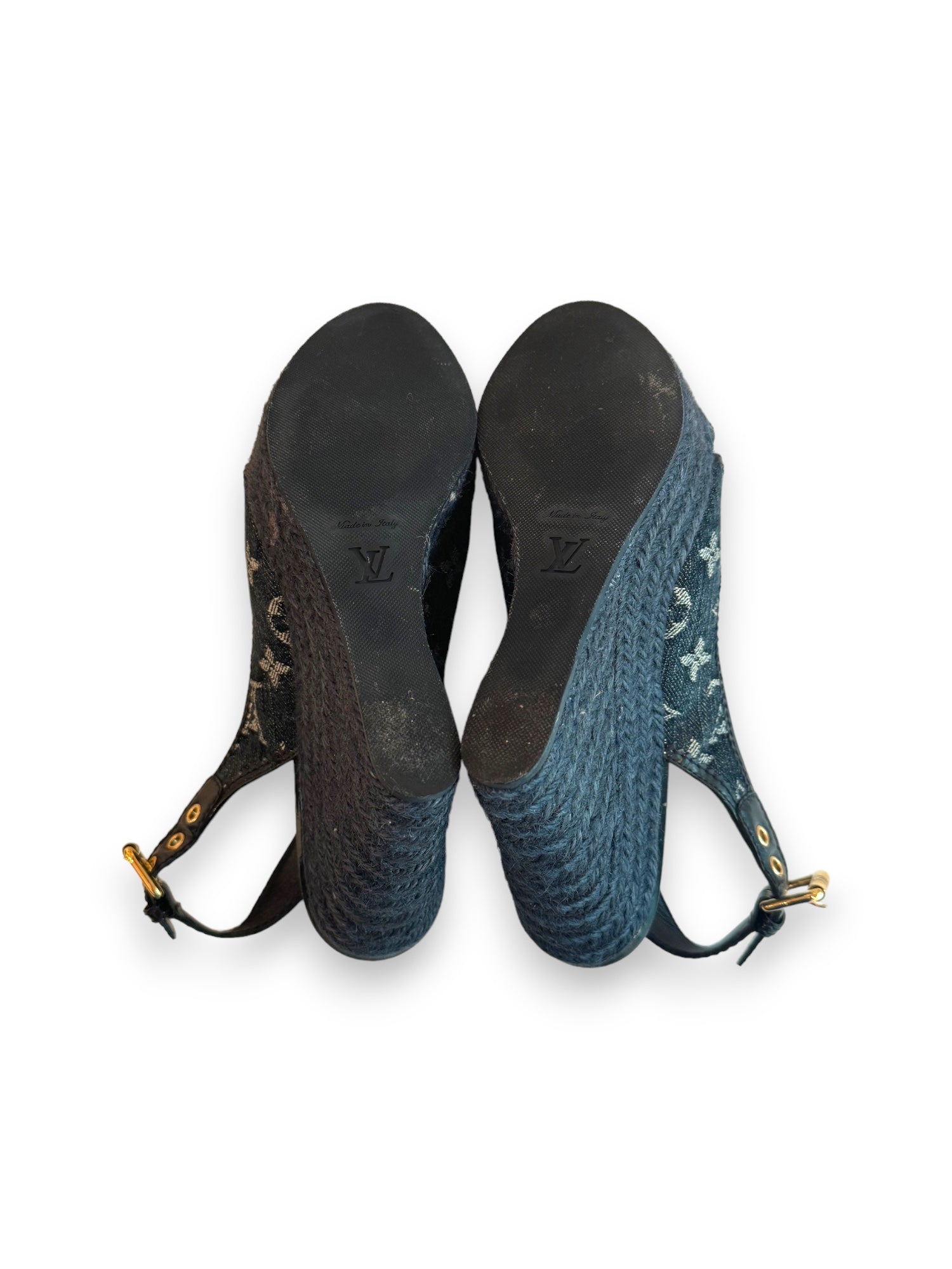 Denim wedge