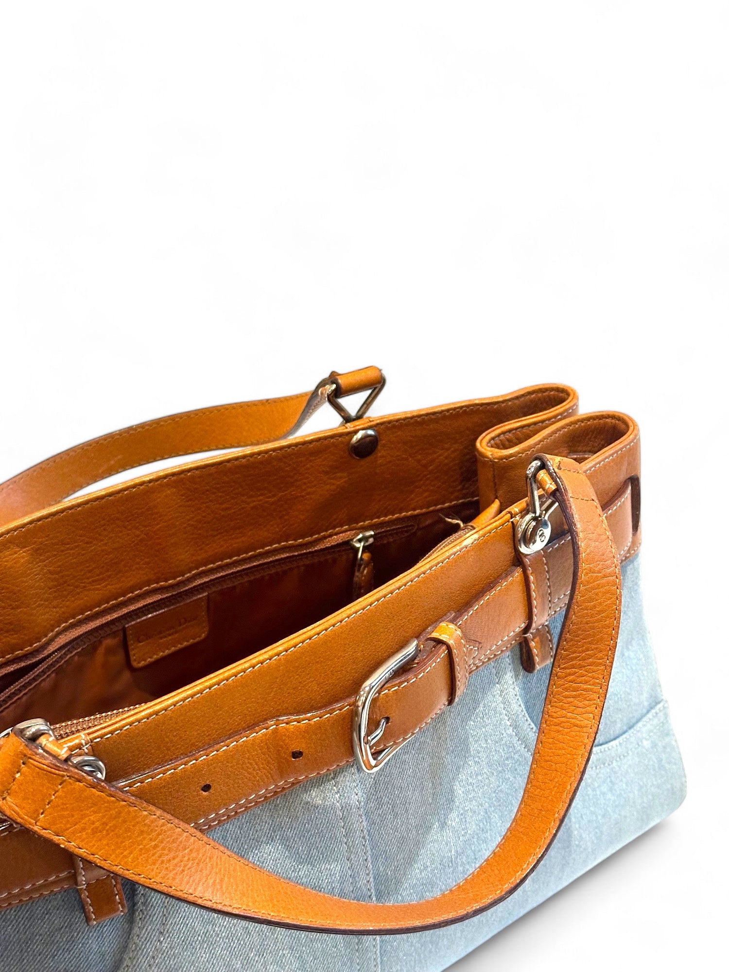 Multicolor Jeans Pocket Tote