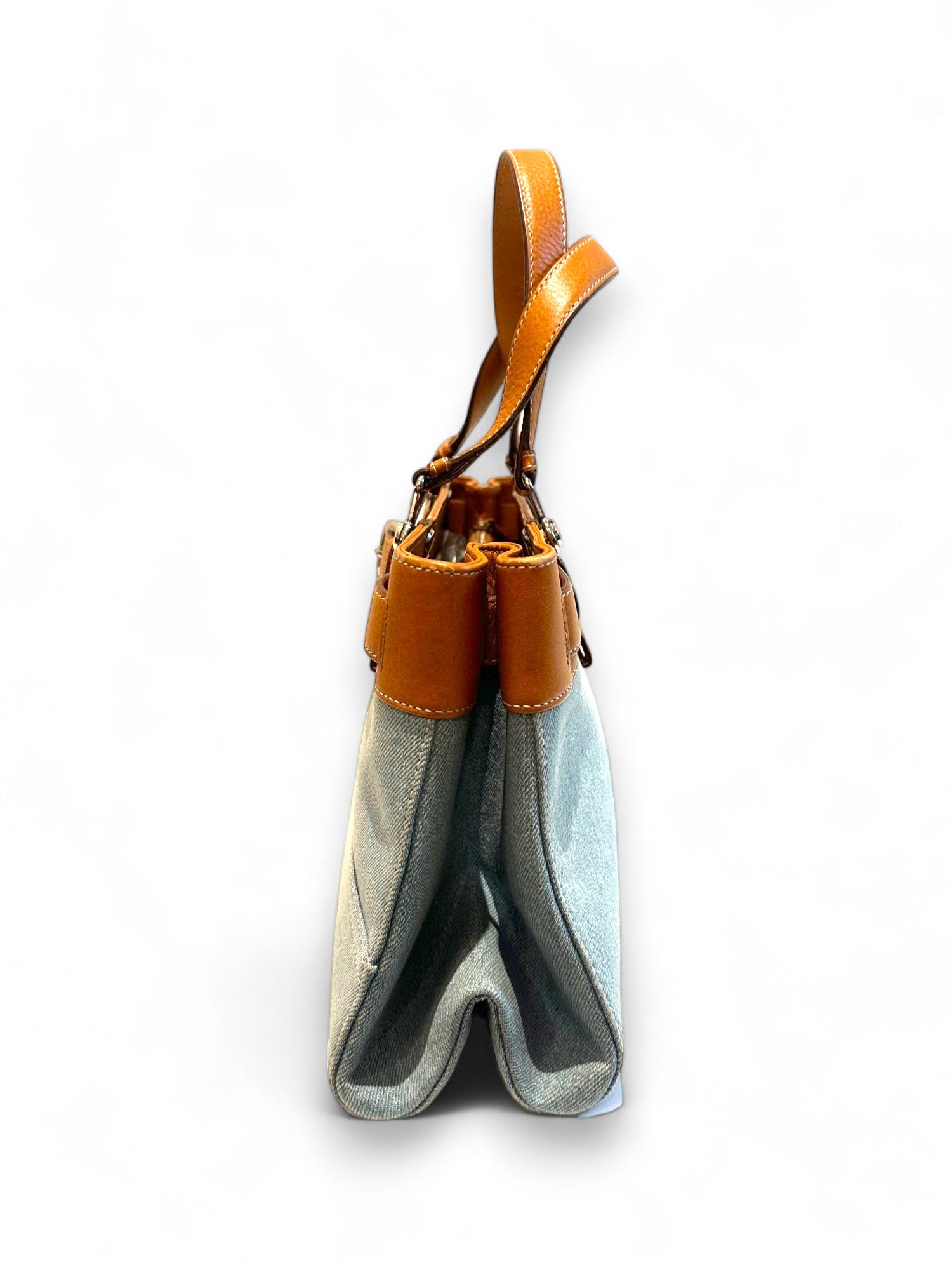 Multicolor Jeans Pocket Tote