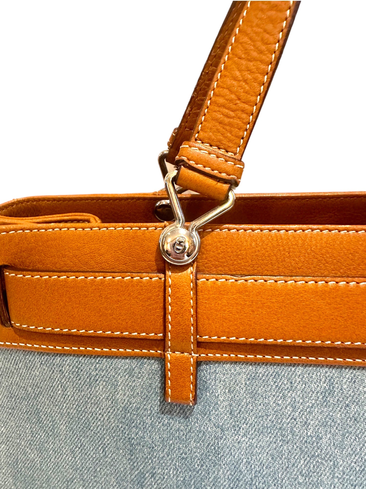 Multicolor Jeans Pocket Tote