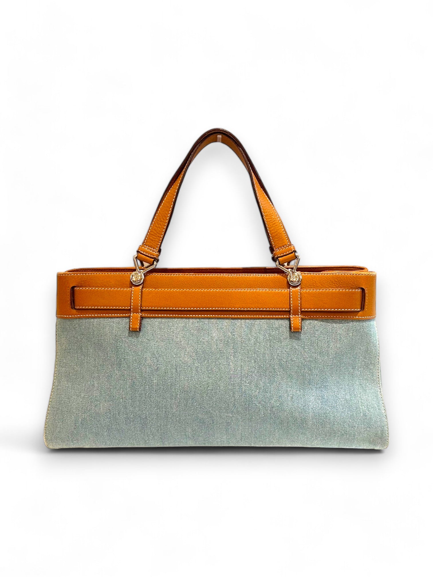 Multicolor Jeans Pocket Tote