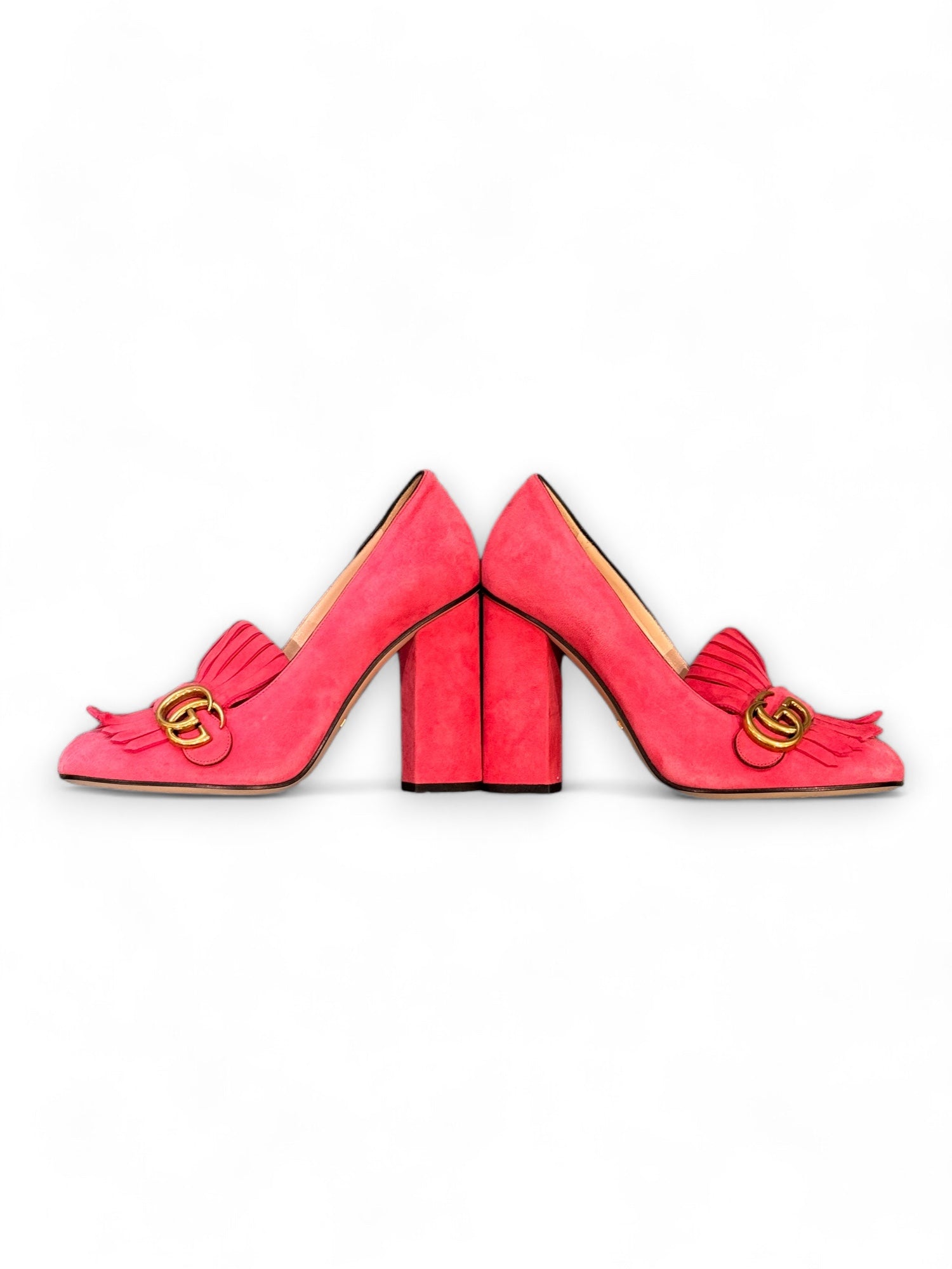 Marmont suede loafer pumps