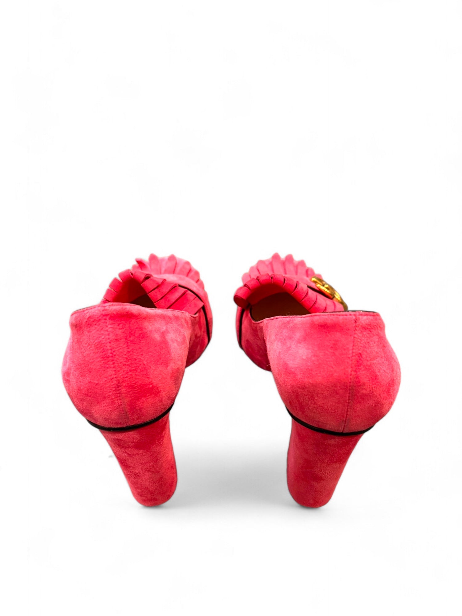 Marmont suede loafer pumps