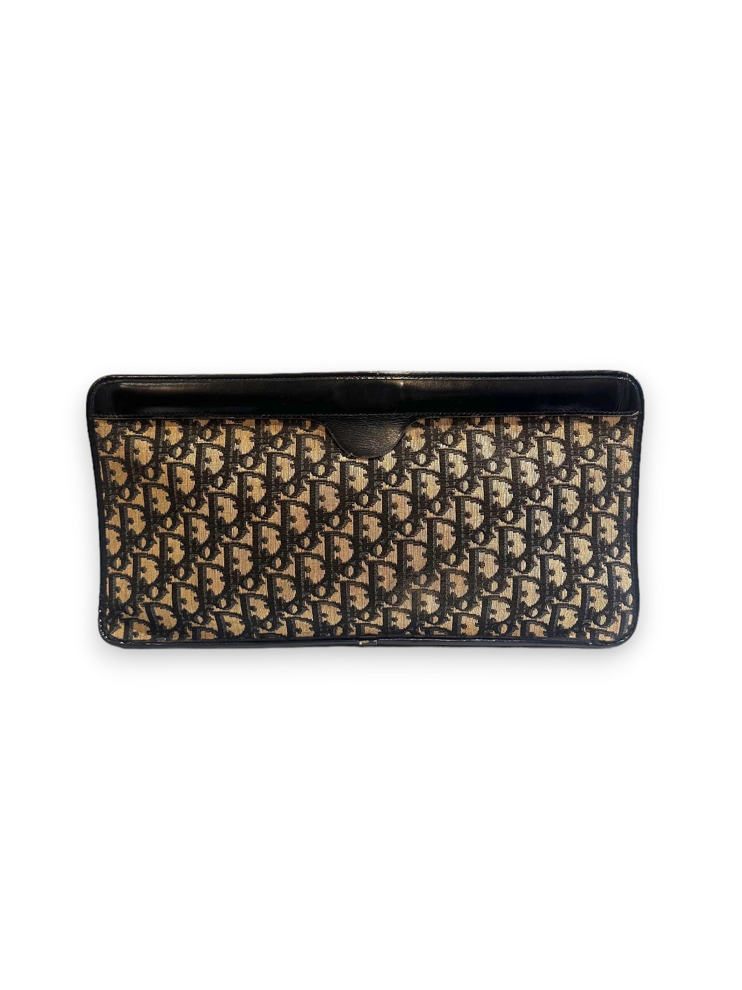 Toile jacquard oblique clutch