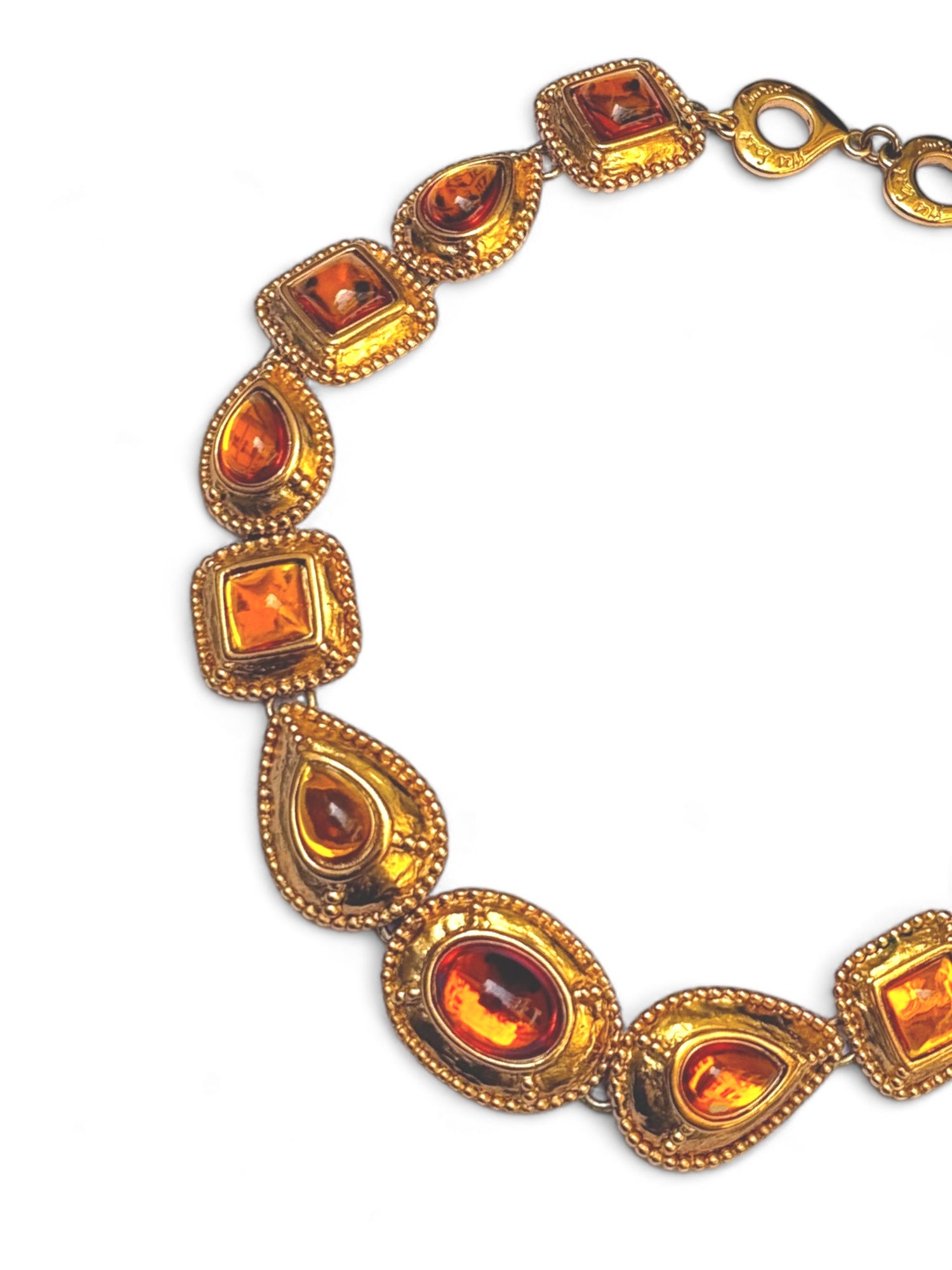 Rare strass embellished necklace